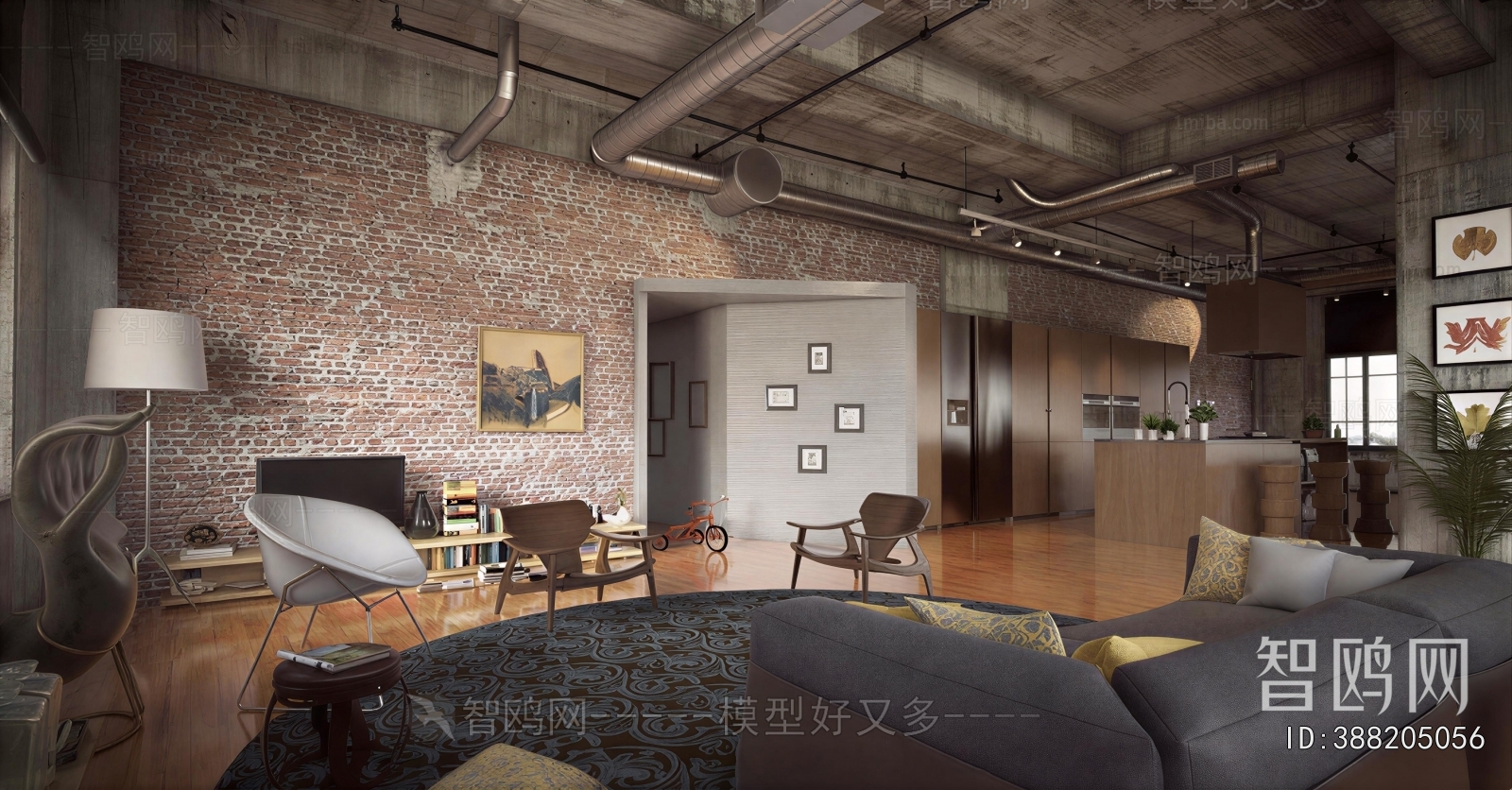 Industrial Style A Living Room