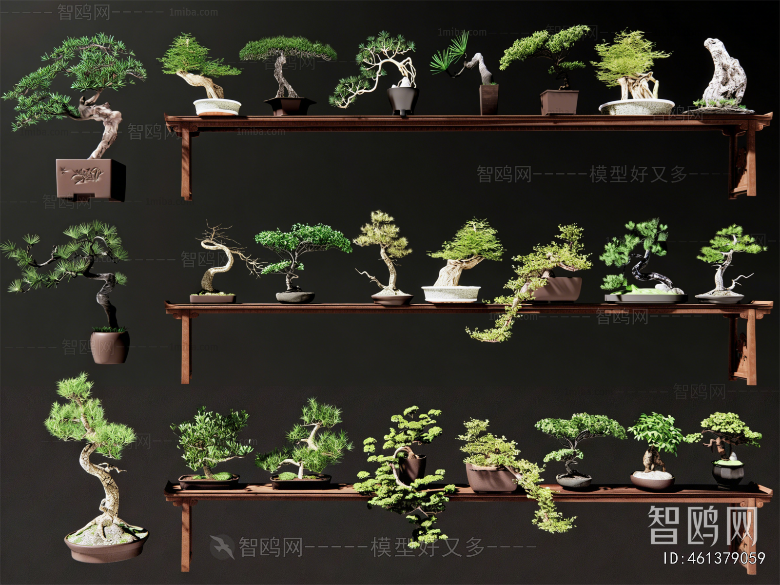 New Chinese Style Bonsai