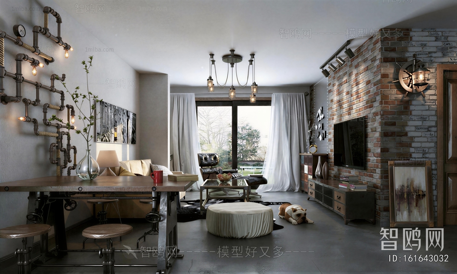 Industrial Style A Living Room