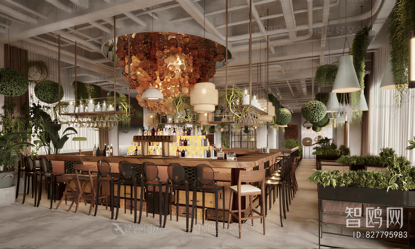 Industrial Style Dining Room