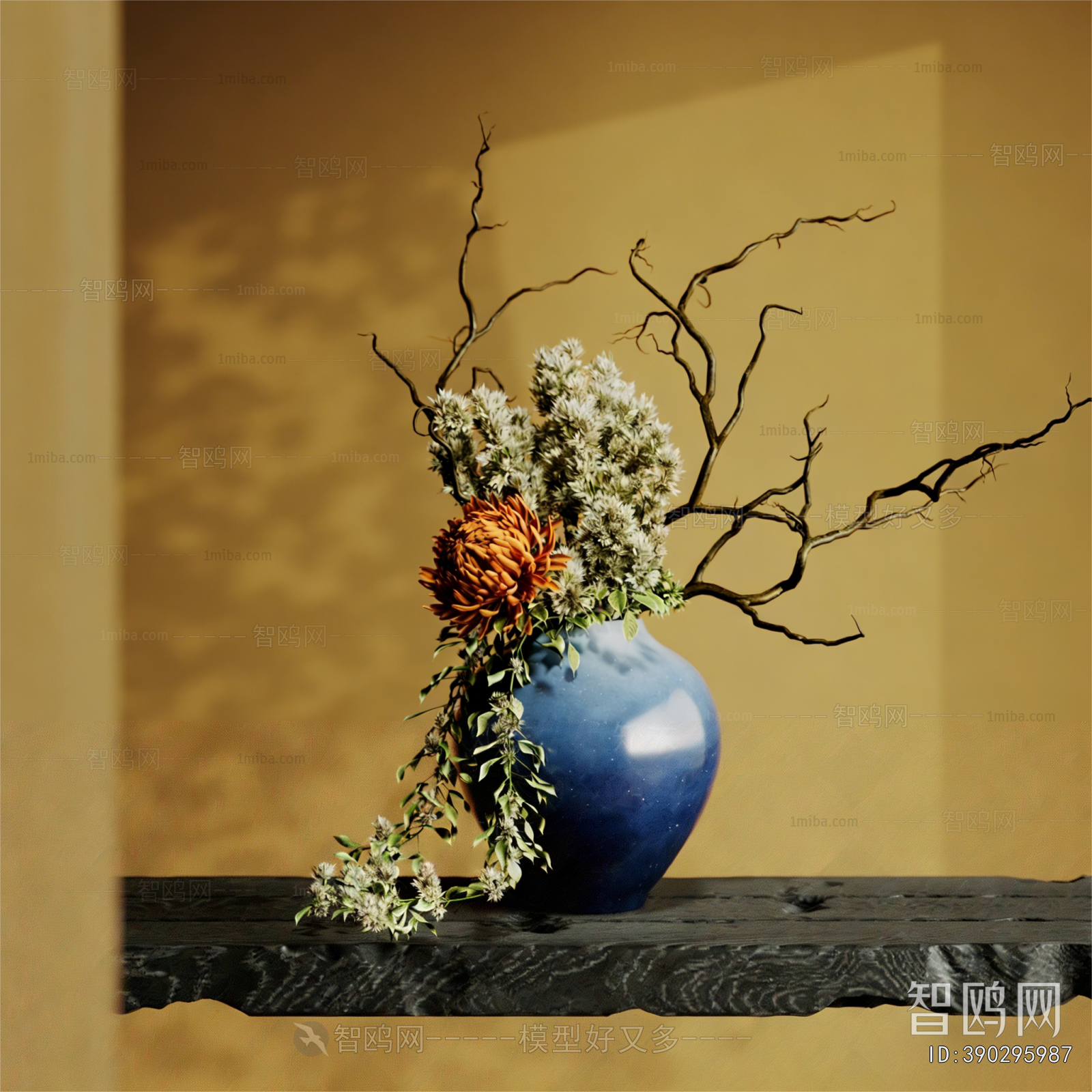 New Chinese Style Flower Arrangement