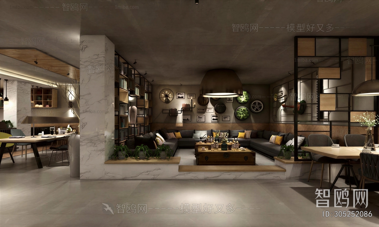 Industrial Style Restaurant