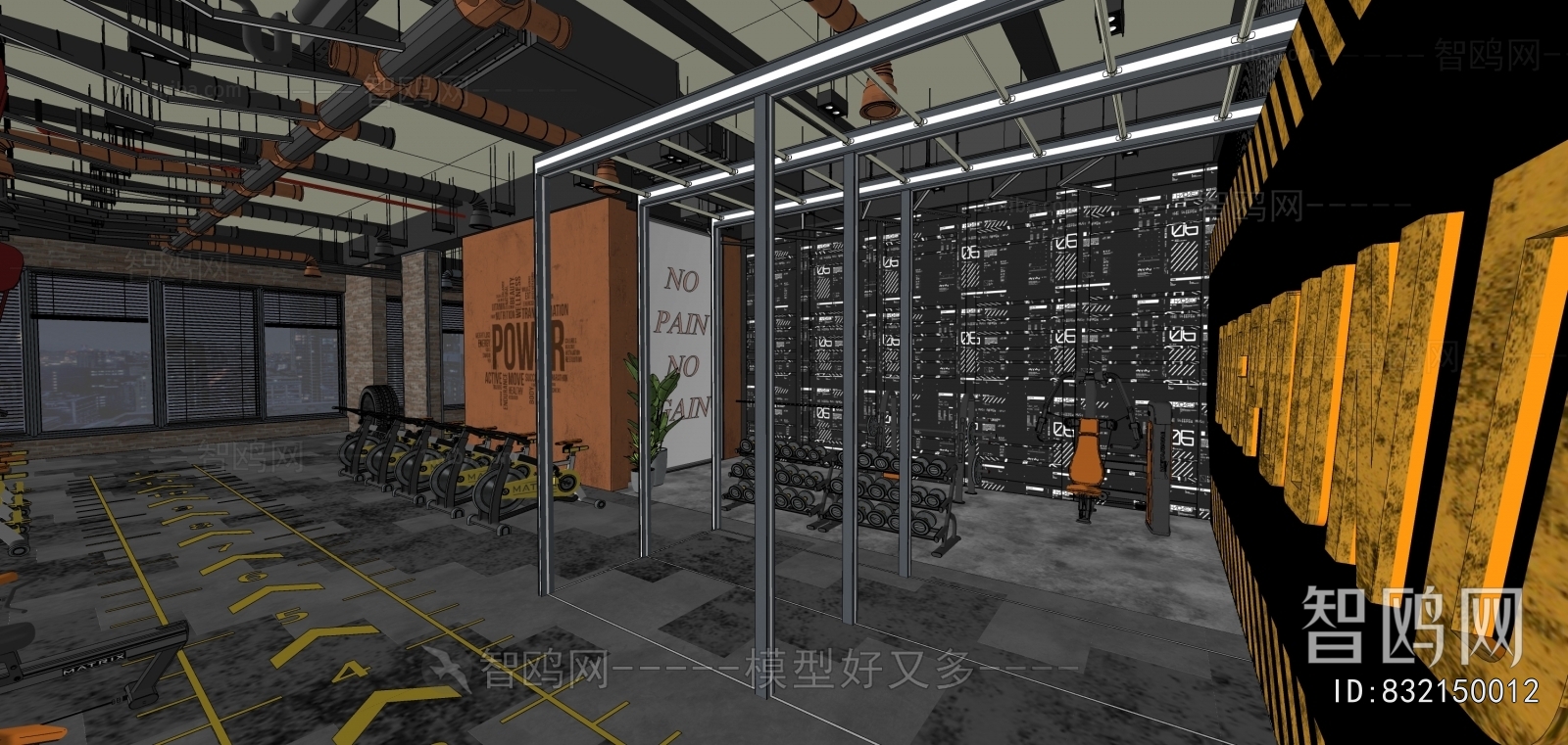 Industrial Style Gym