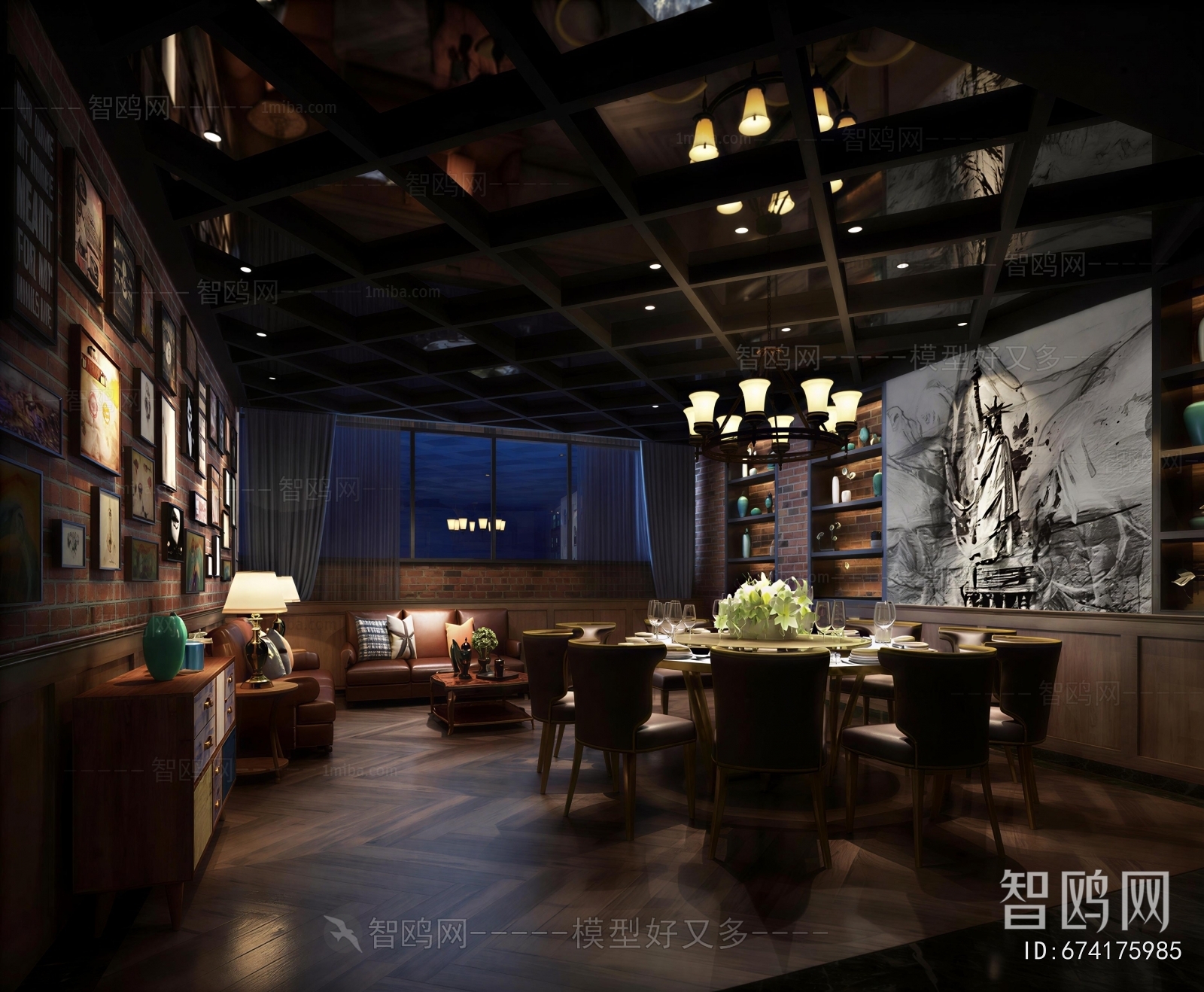 Industrial Style Restaurant Box