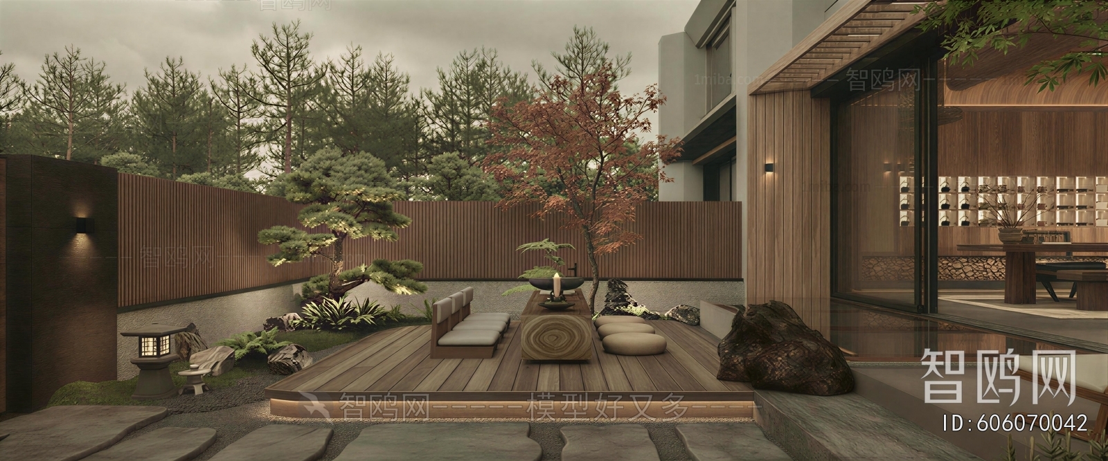 New Chinese Style Courtyard/landscape
