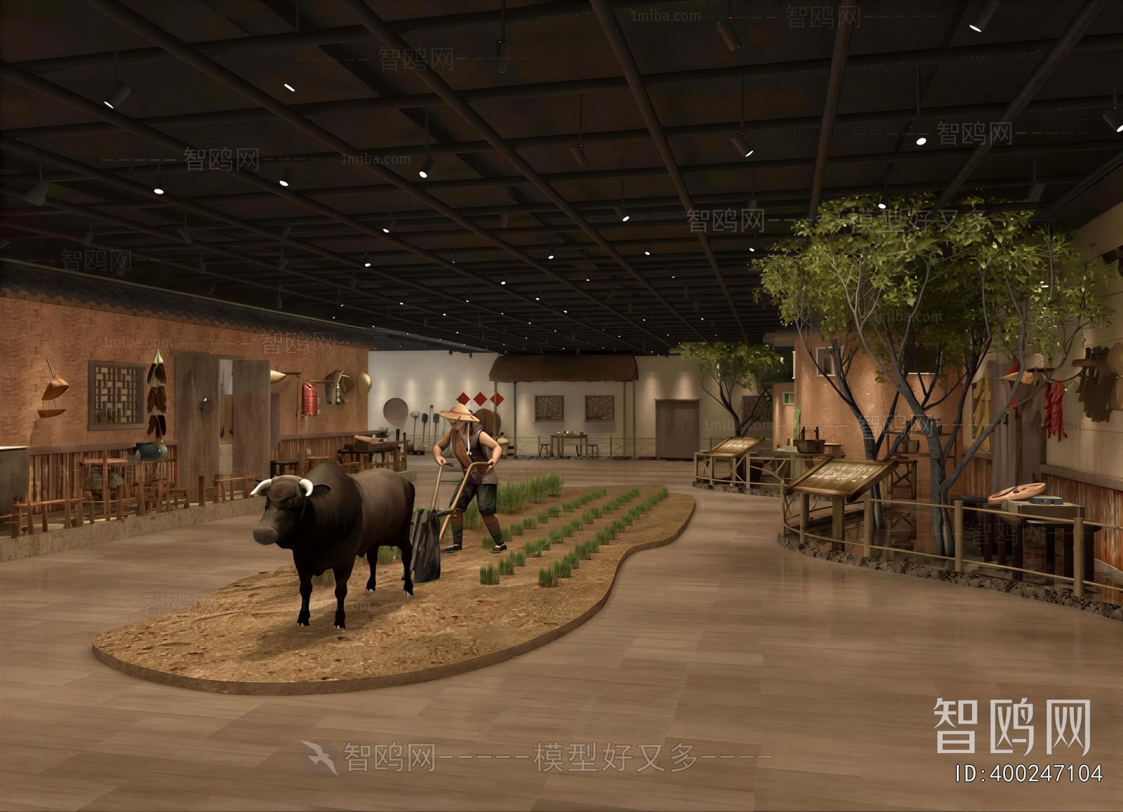 New Chinese Style Exhibition Hall