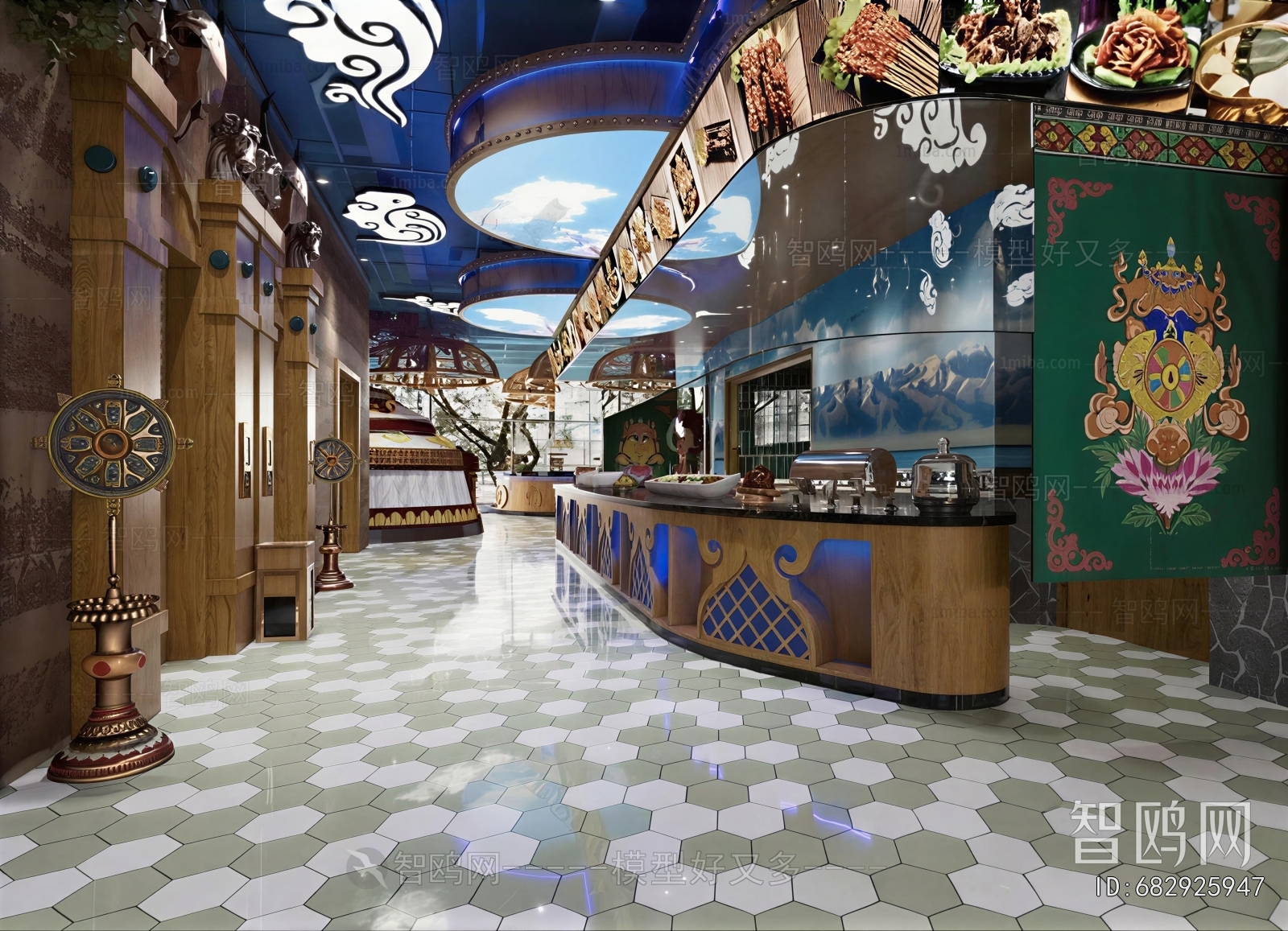 New Chinese Style Cafeteria