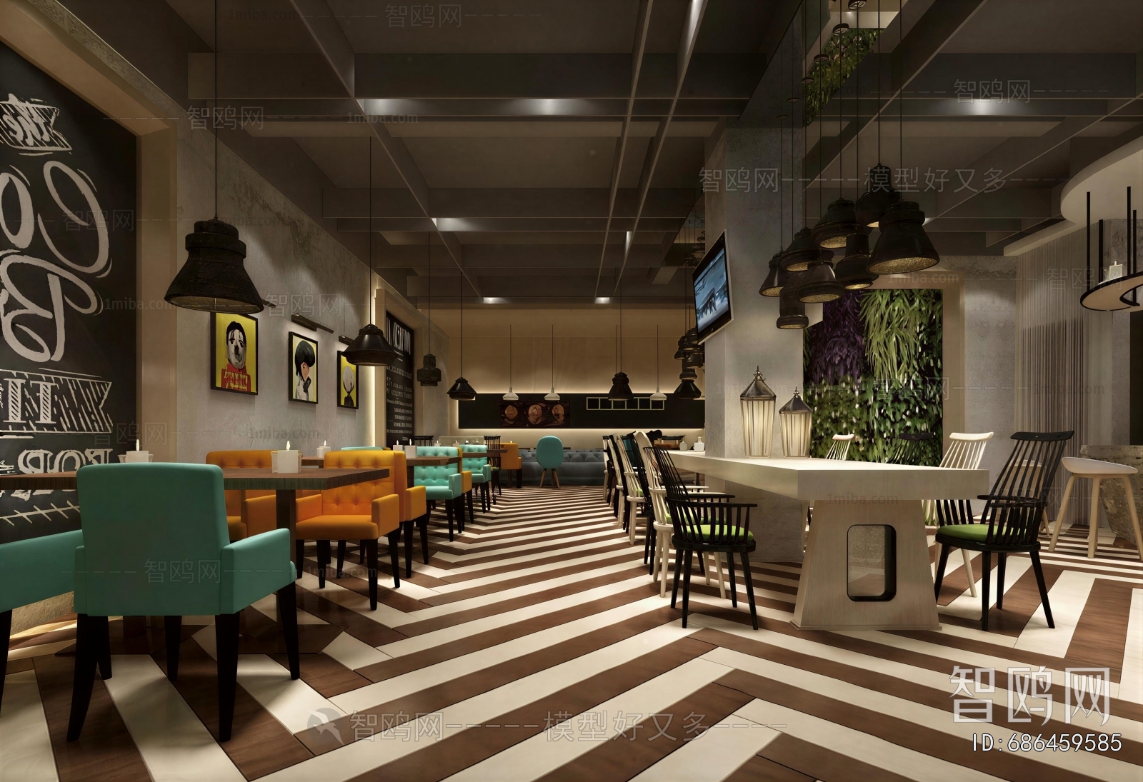 Industrial Style Restaurant