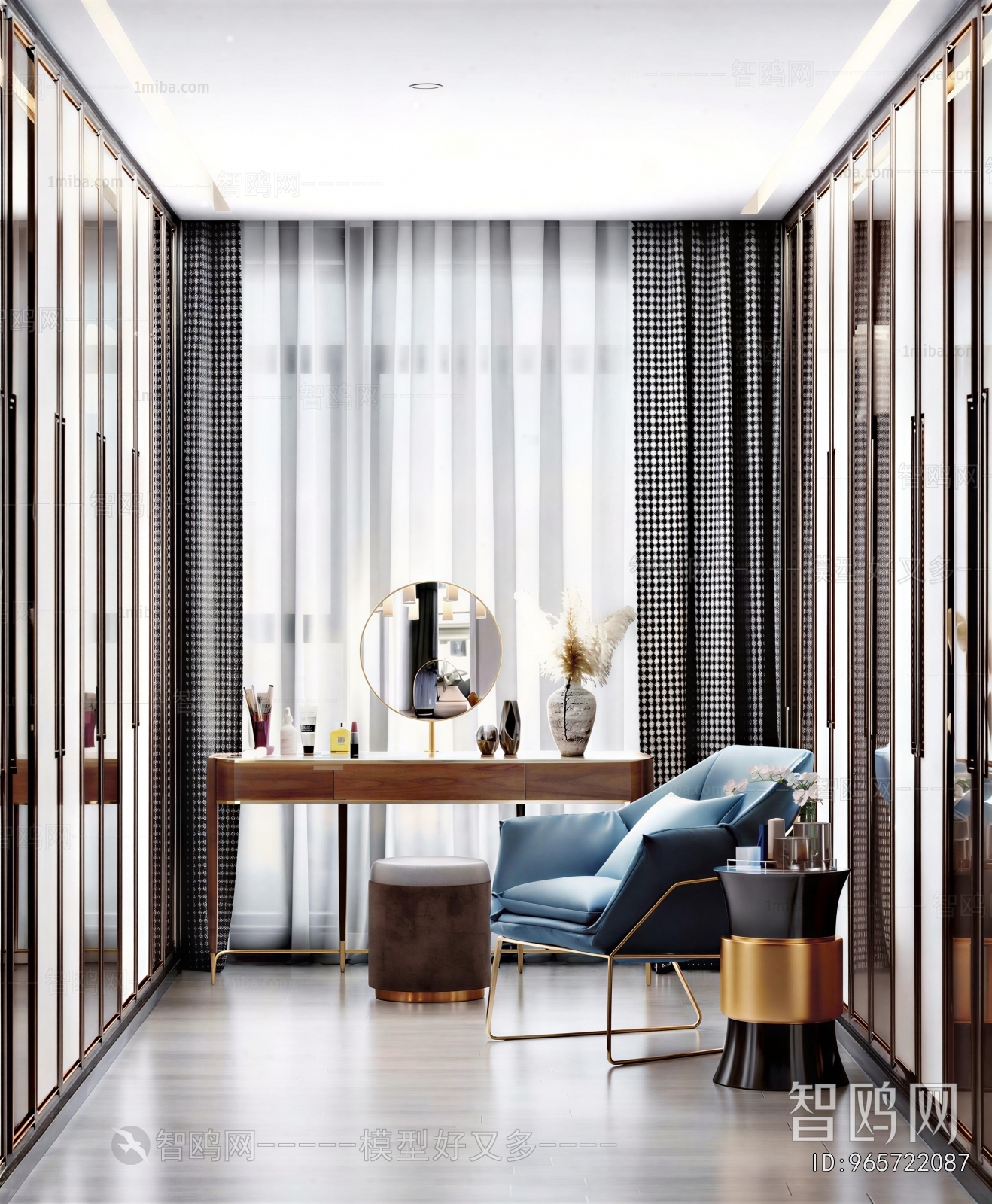 Modern Clothes Storage Area