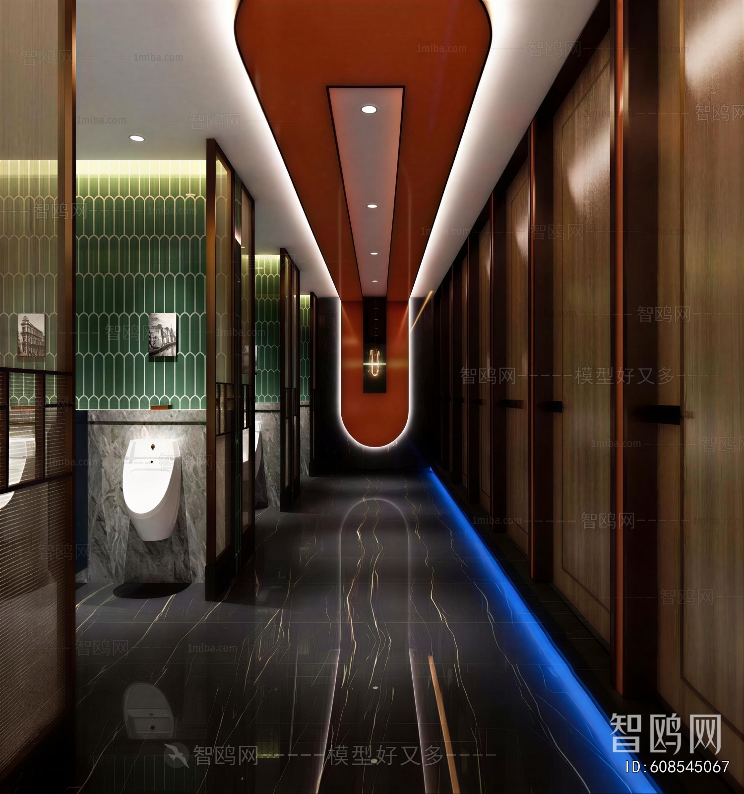 Modern Public Toilet
