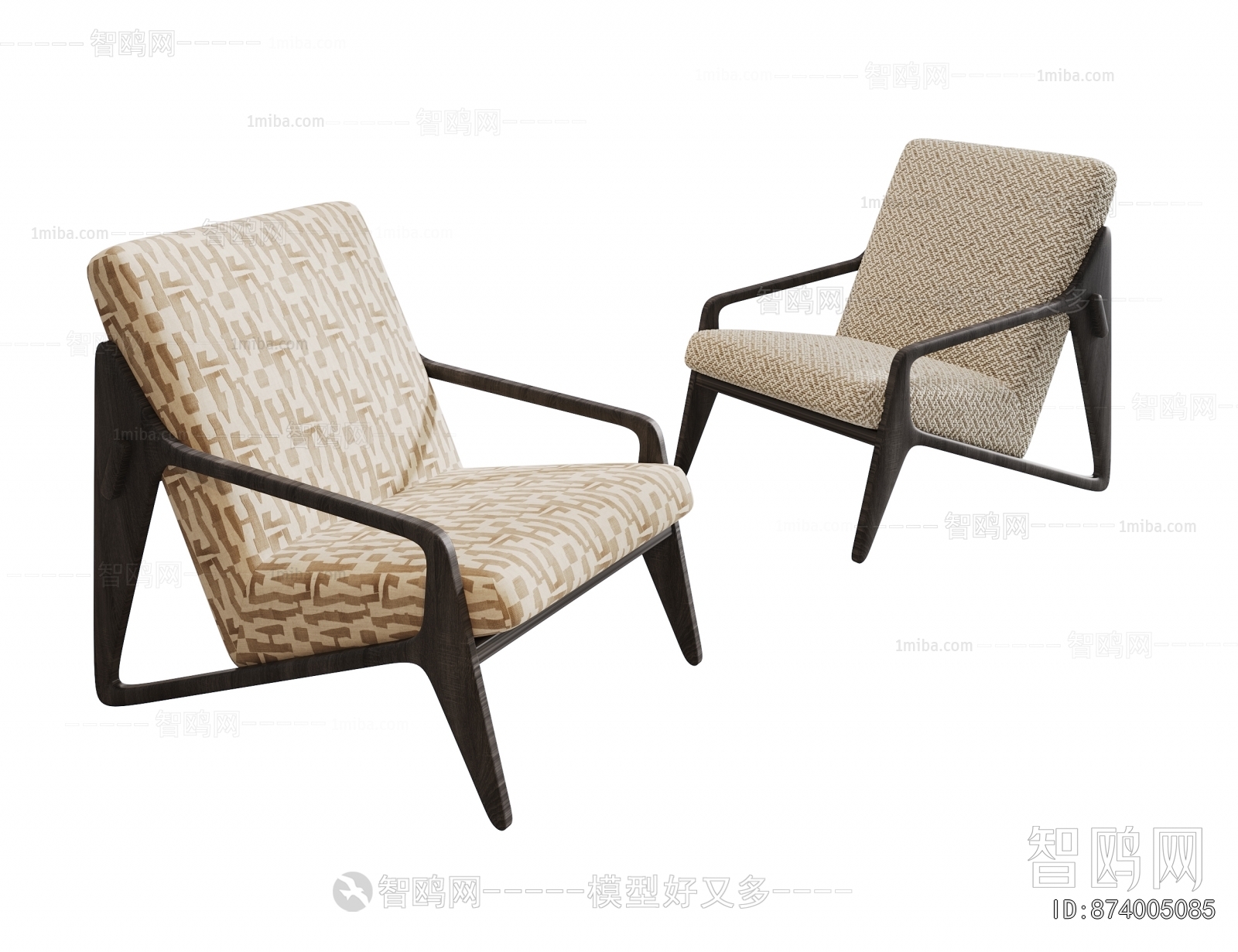 Wabi-sabi Style Lounge Chair