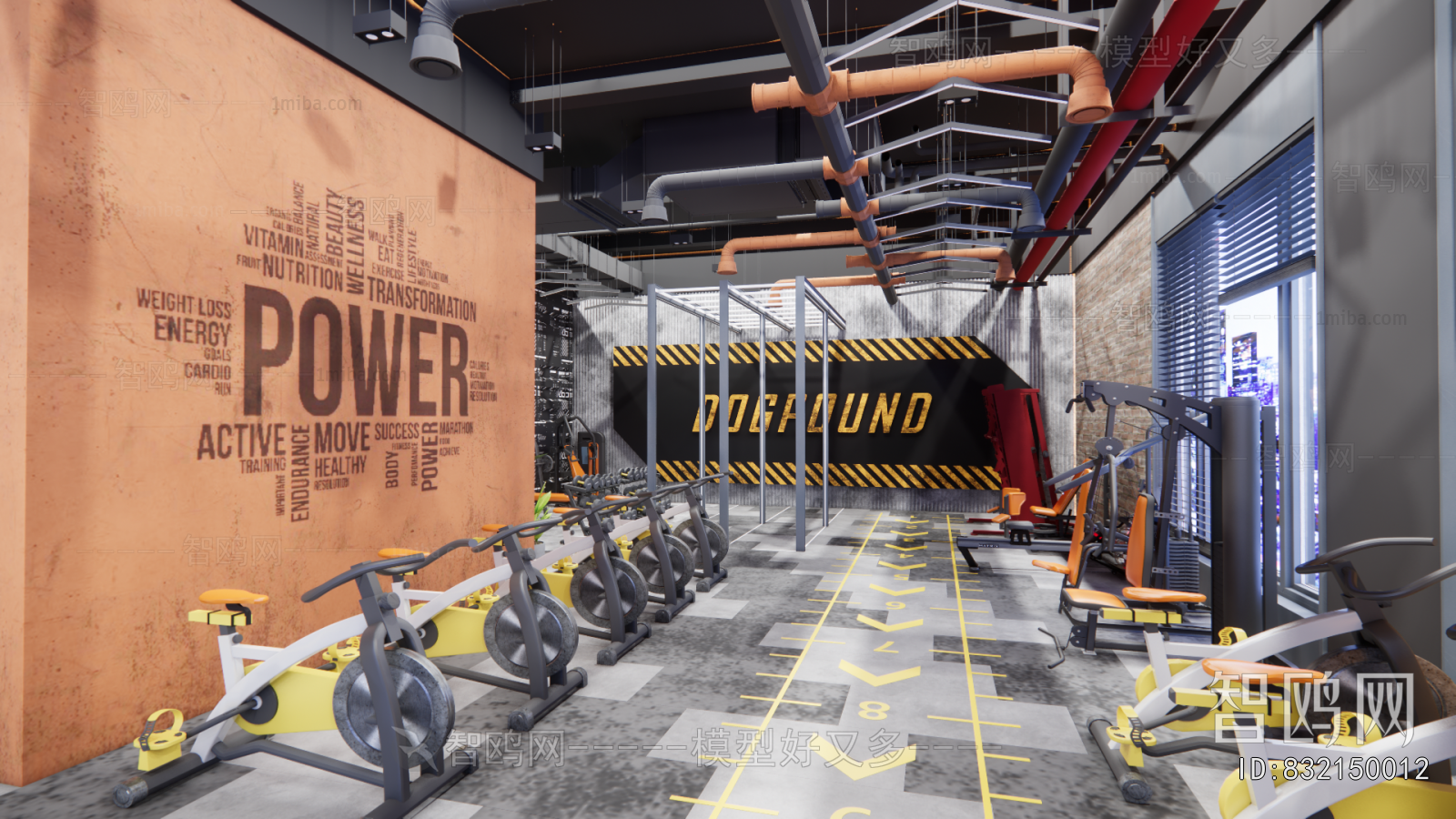 Industrial Style Gym
