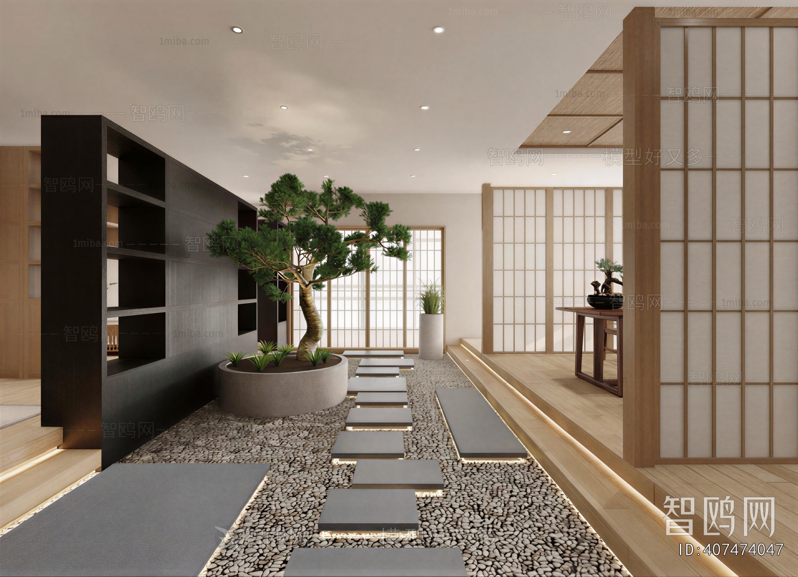 Japanese Style Hallway