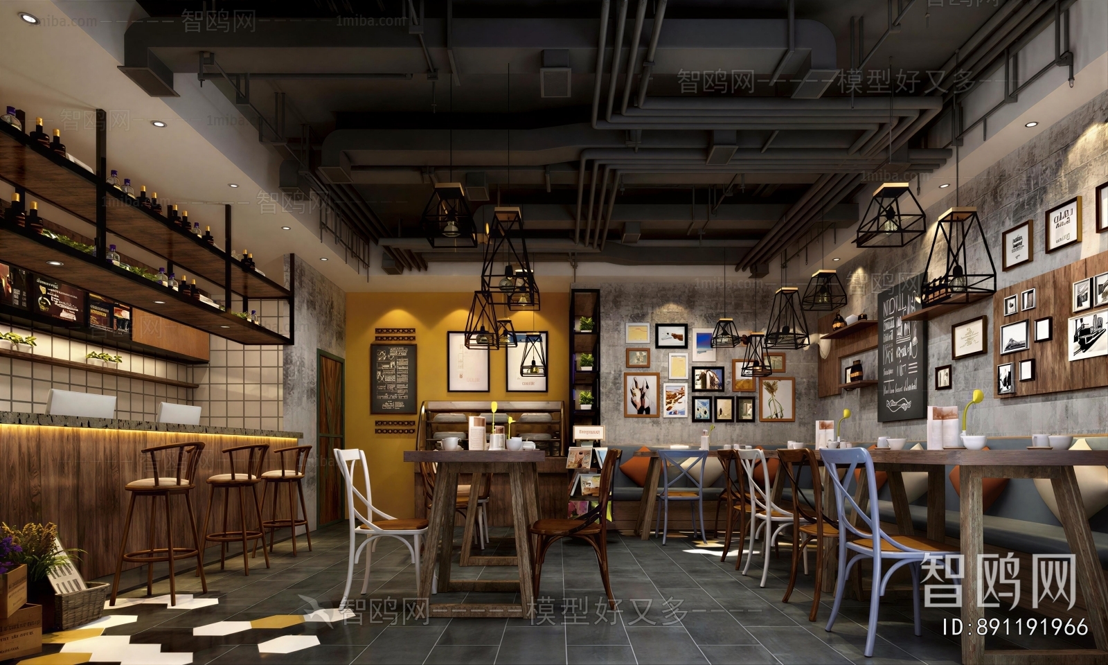 Industrial Style Cafe