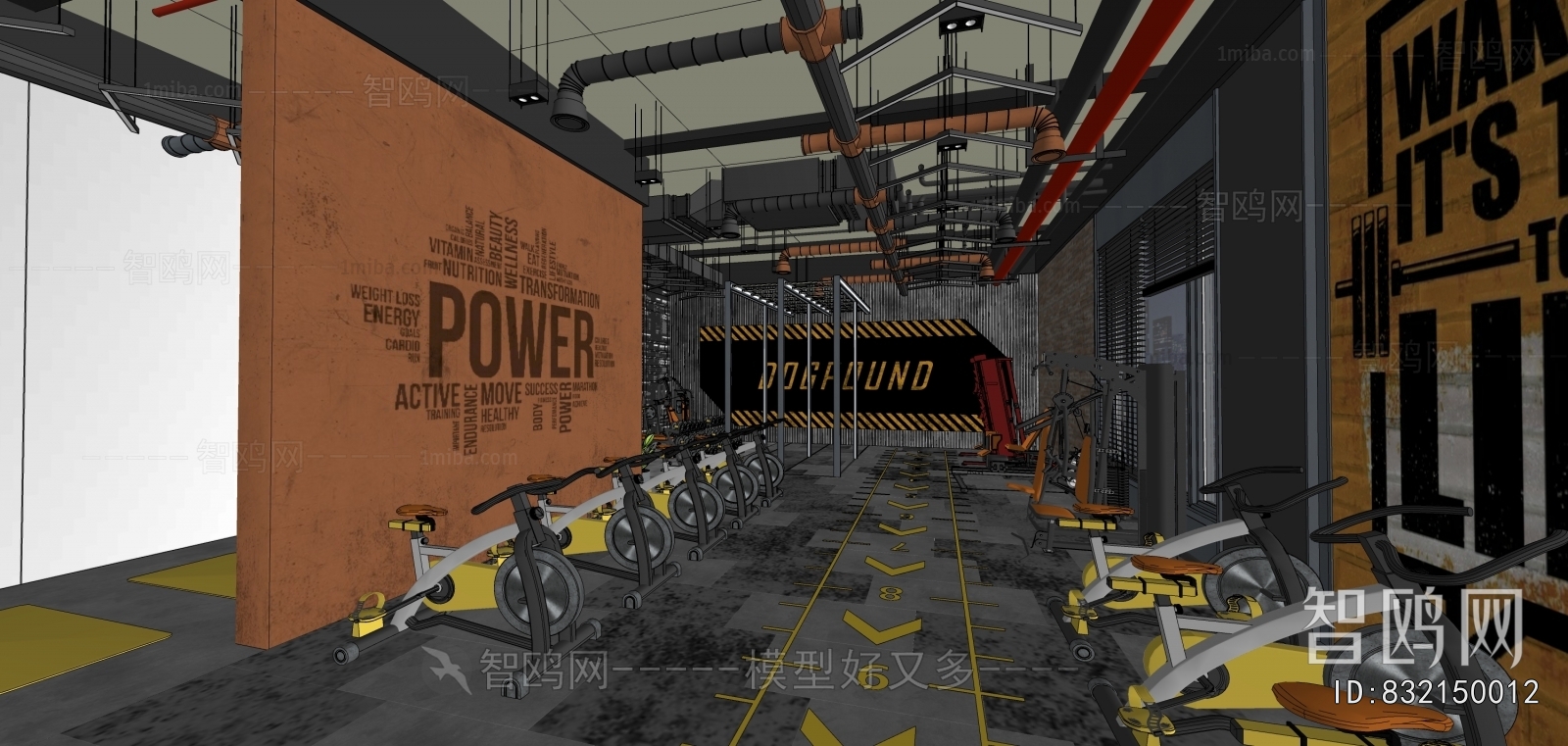 Industrial Style Gym