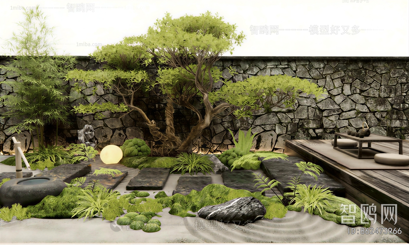 Japanese Style Courtyard/landscape