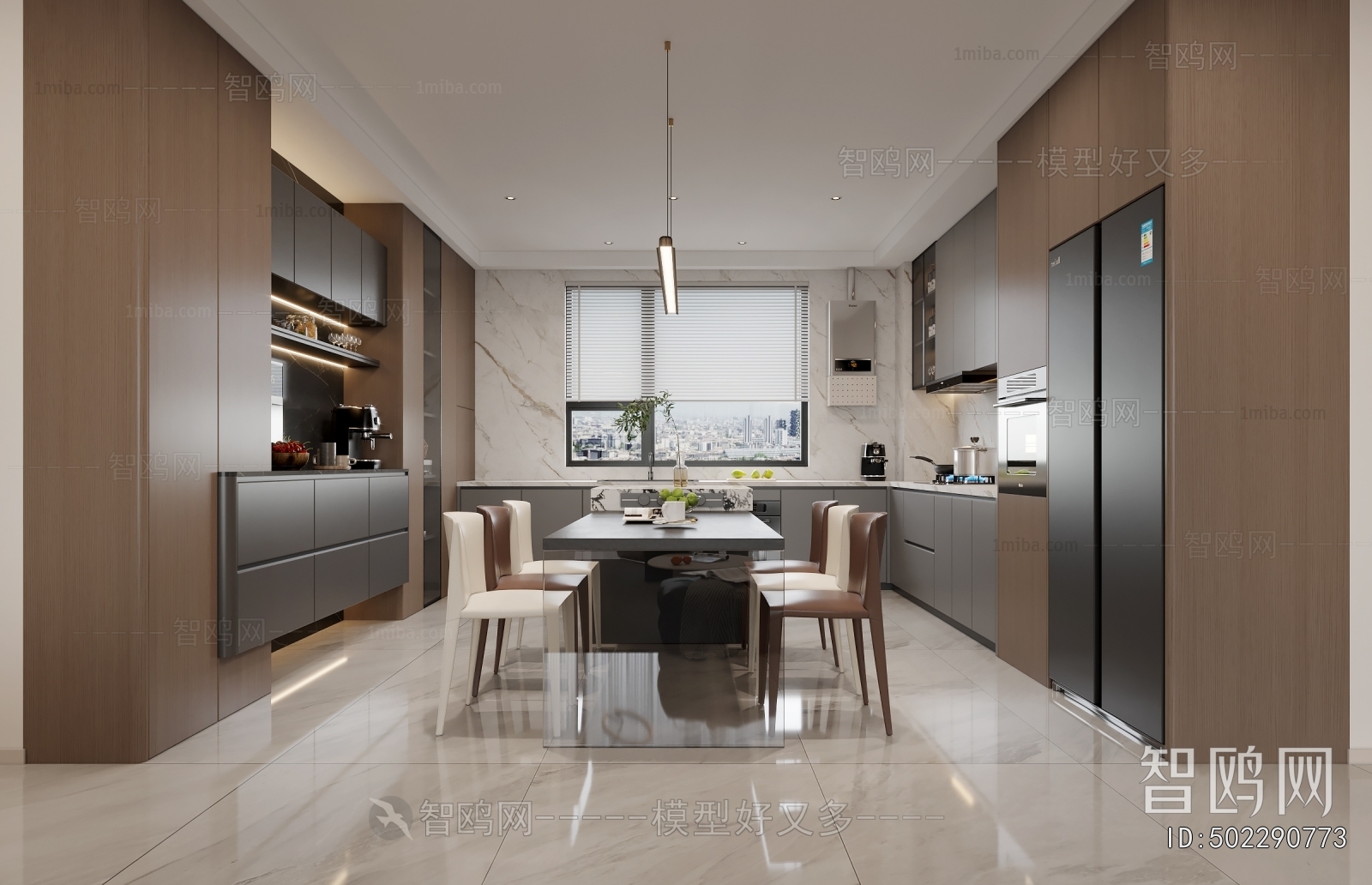 Modern Open Kitchen