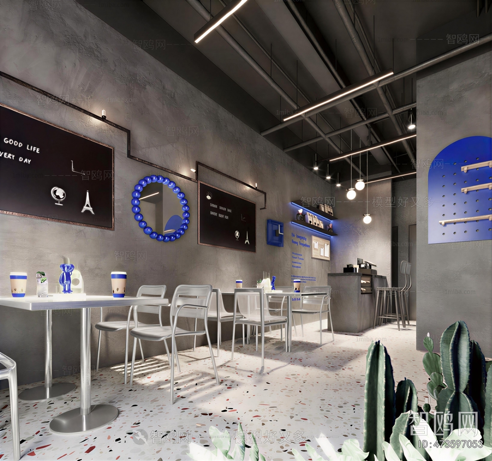 Industrial Style Cafe