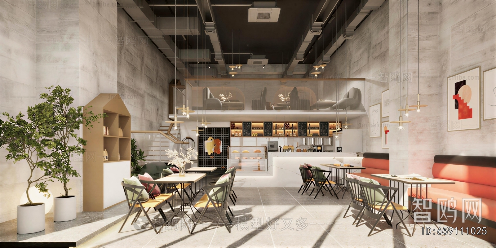 Industrial Style Cafe