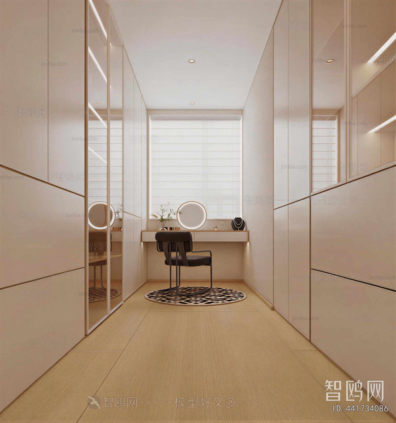 Modern Clothes Storage Area