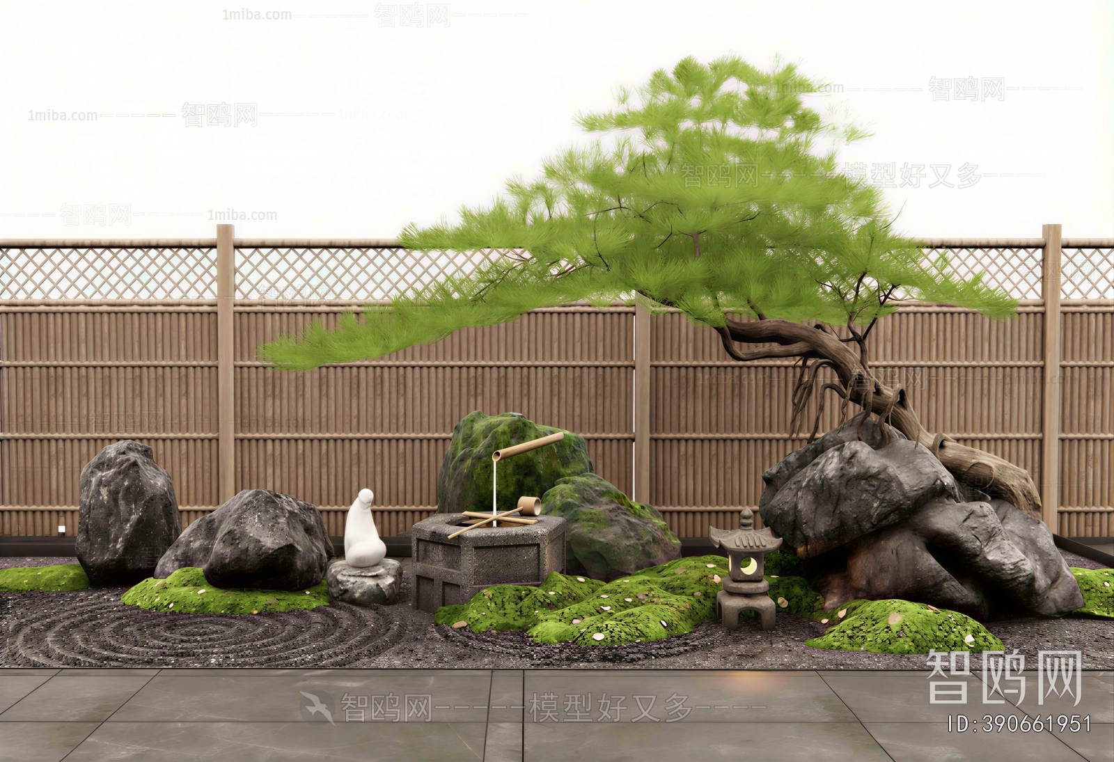 Japanese Style Courtyard/landscape