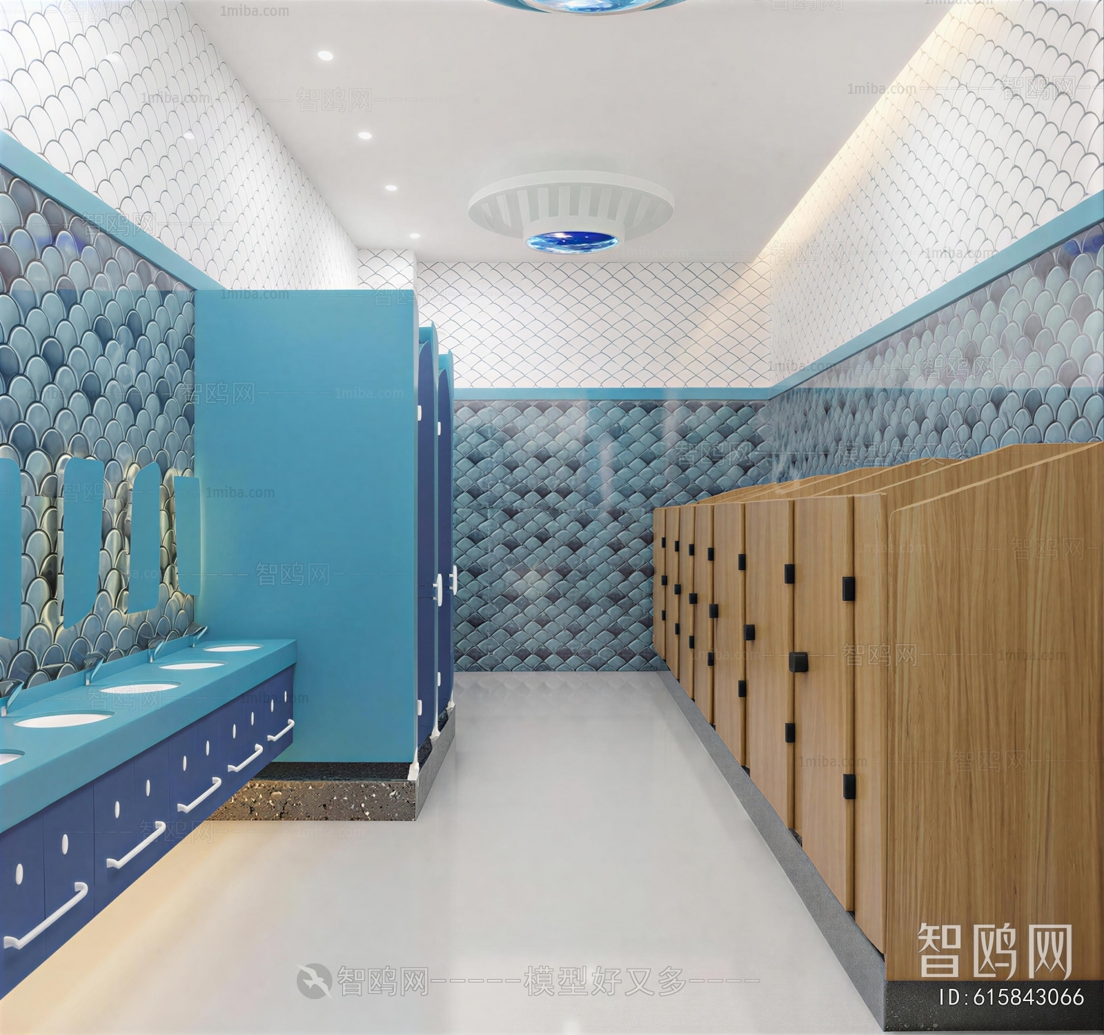 Modern Public Toilet