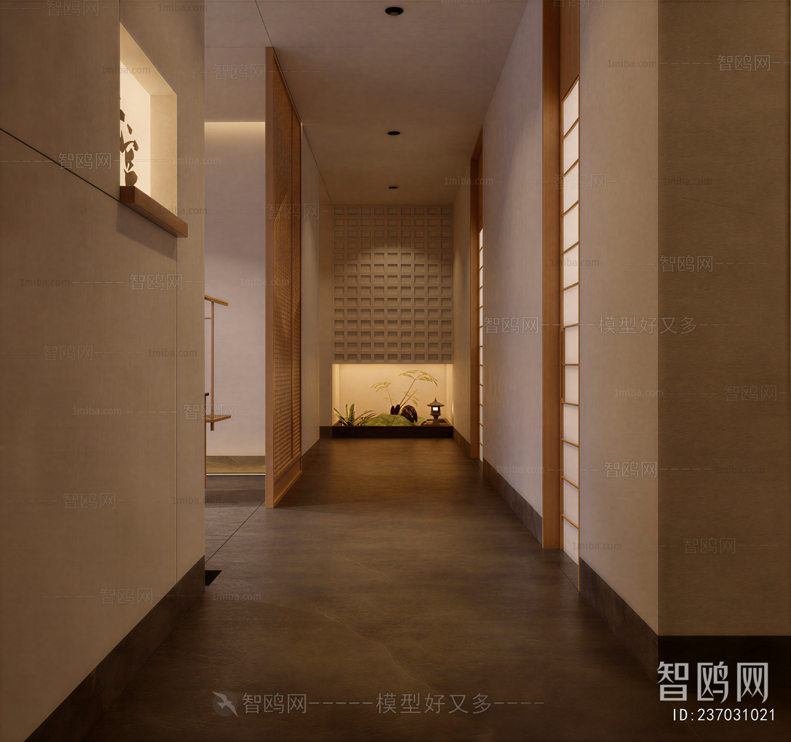 Japanese Style Hallway