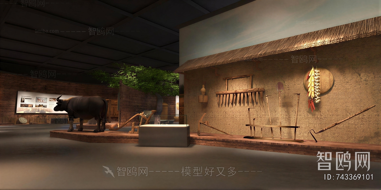 New Chinese Style Exhibition Hall