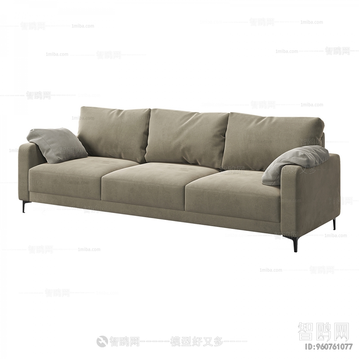Modern Three-seat Sofa