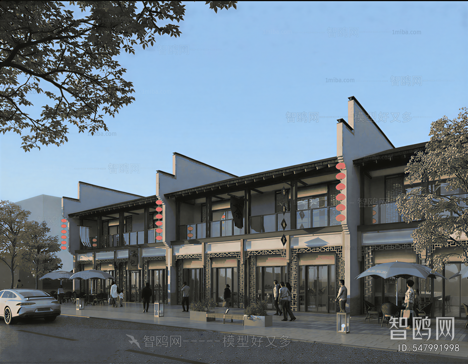 New Chinese Style Commercial Street