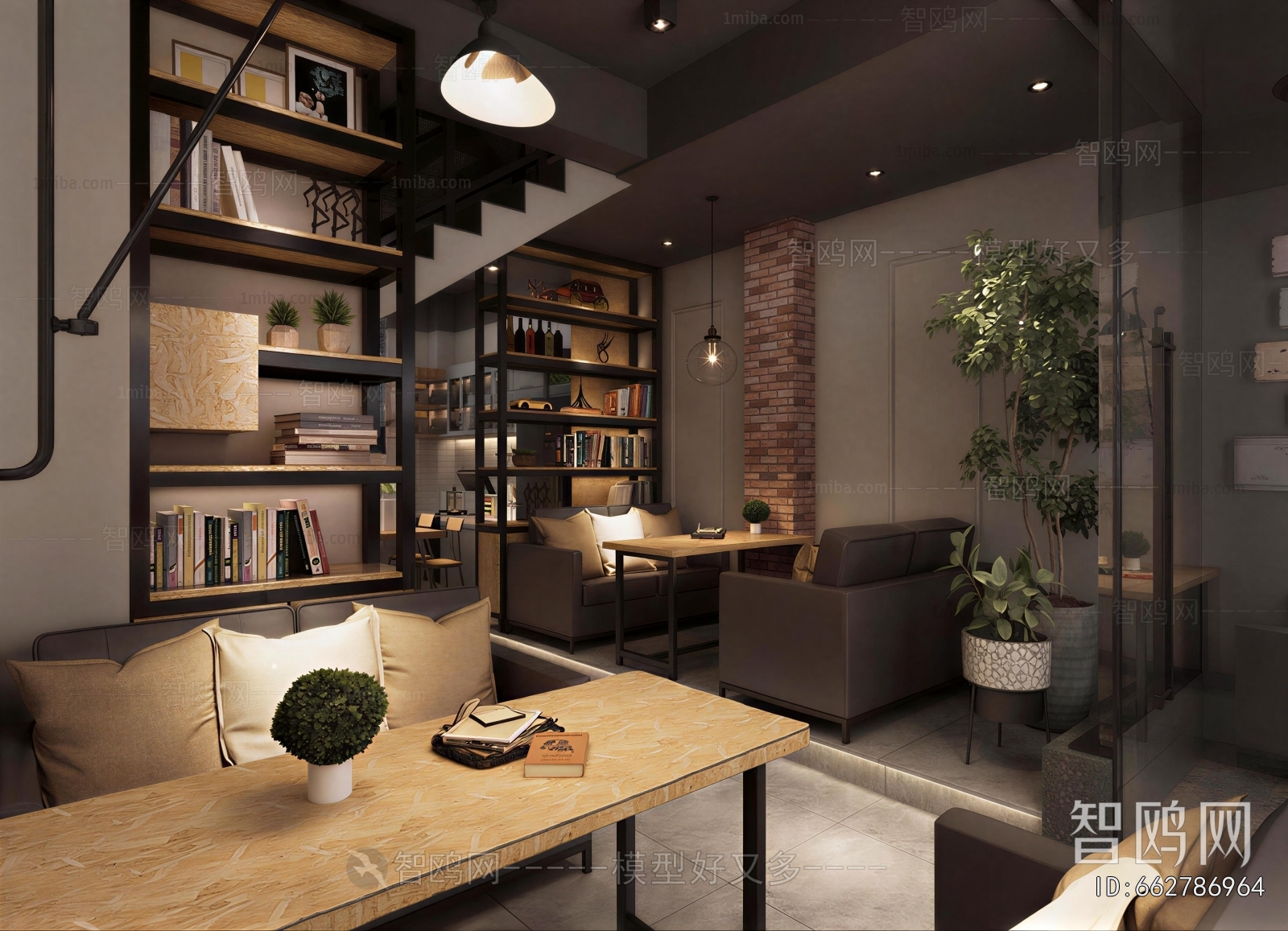 Industrial Style Cafe