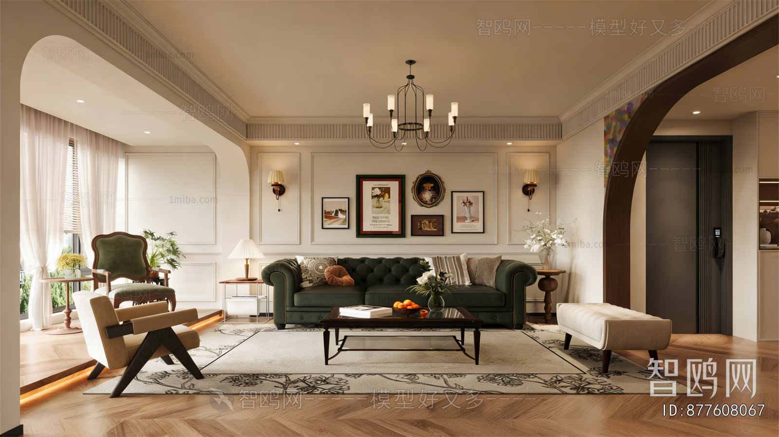 American Style A Living Room