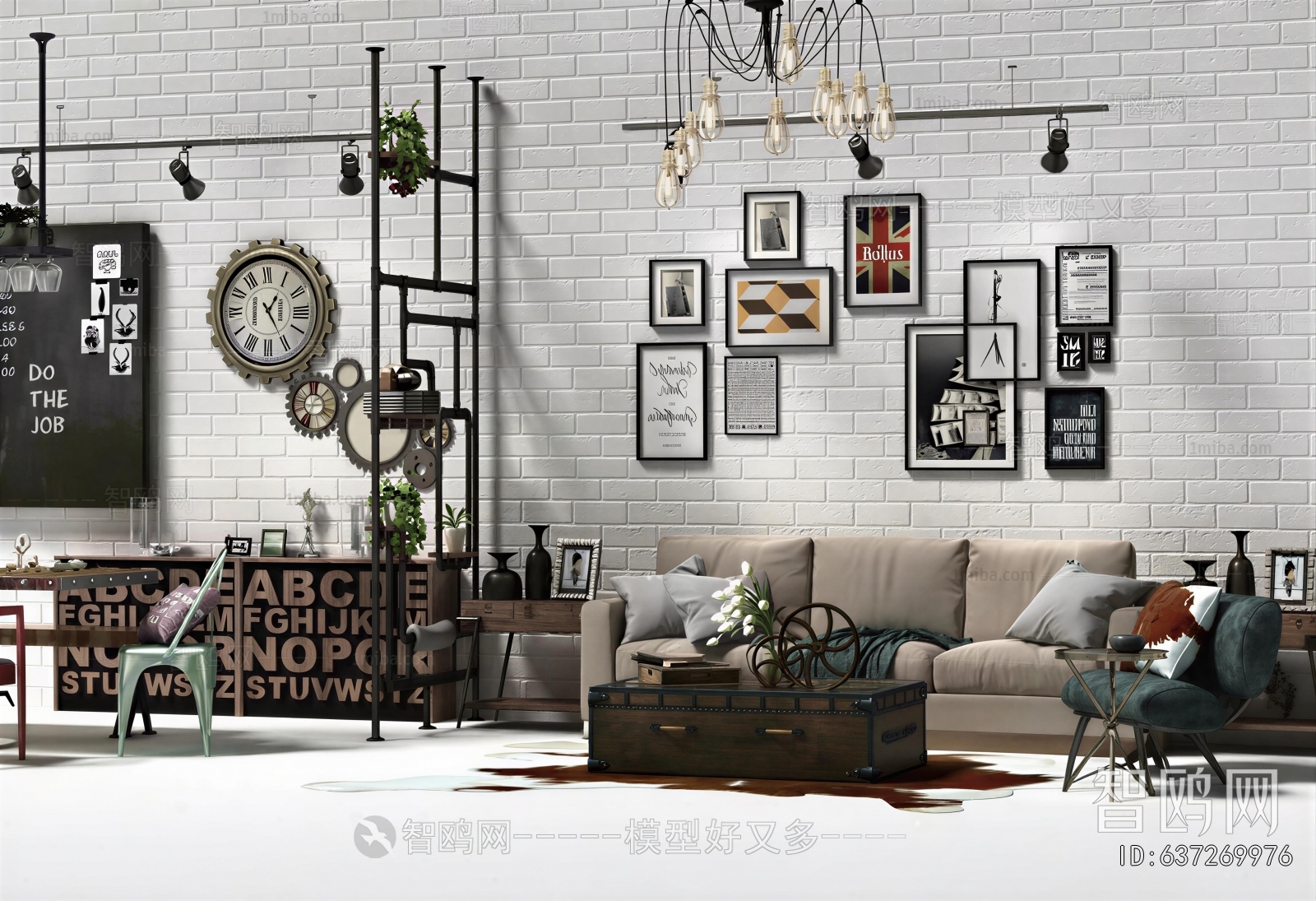 Industrial Style A Living Room
