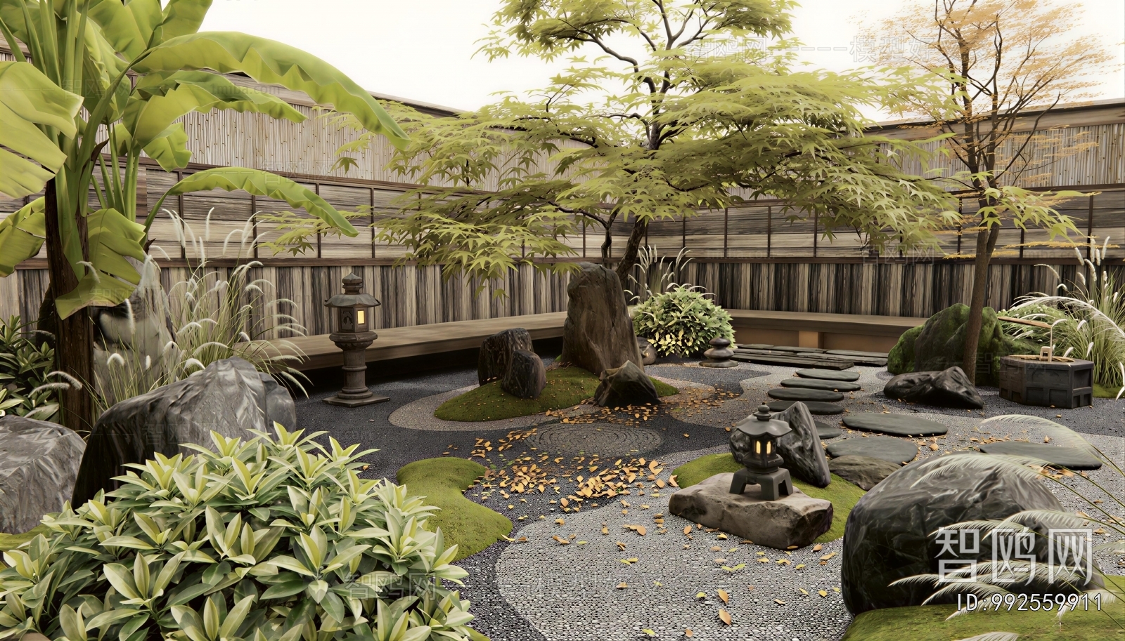 Japanese Style Courtyard/landscape