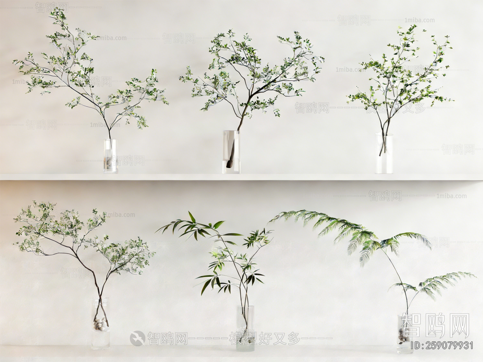 Modern Aquatic Green Plant