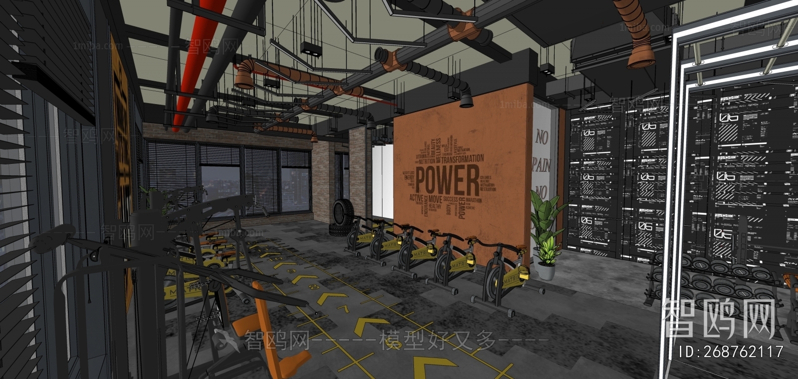 Industrial Style Gym