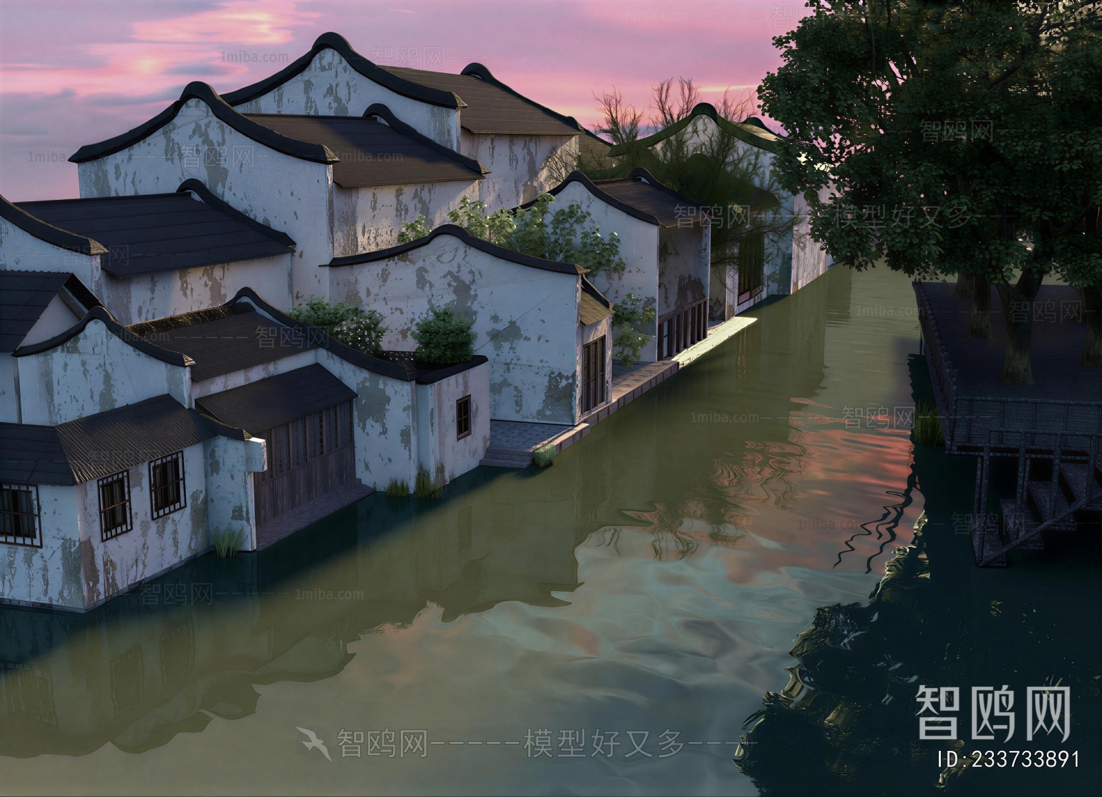 New Chinese Style Building Appearance