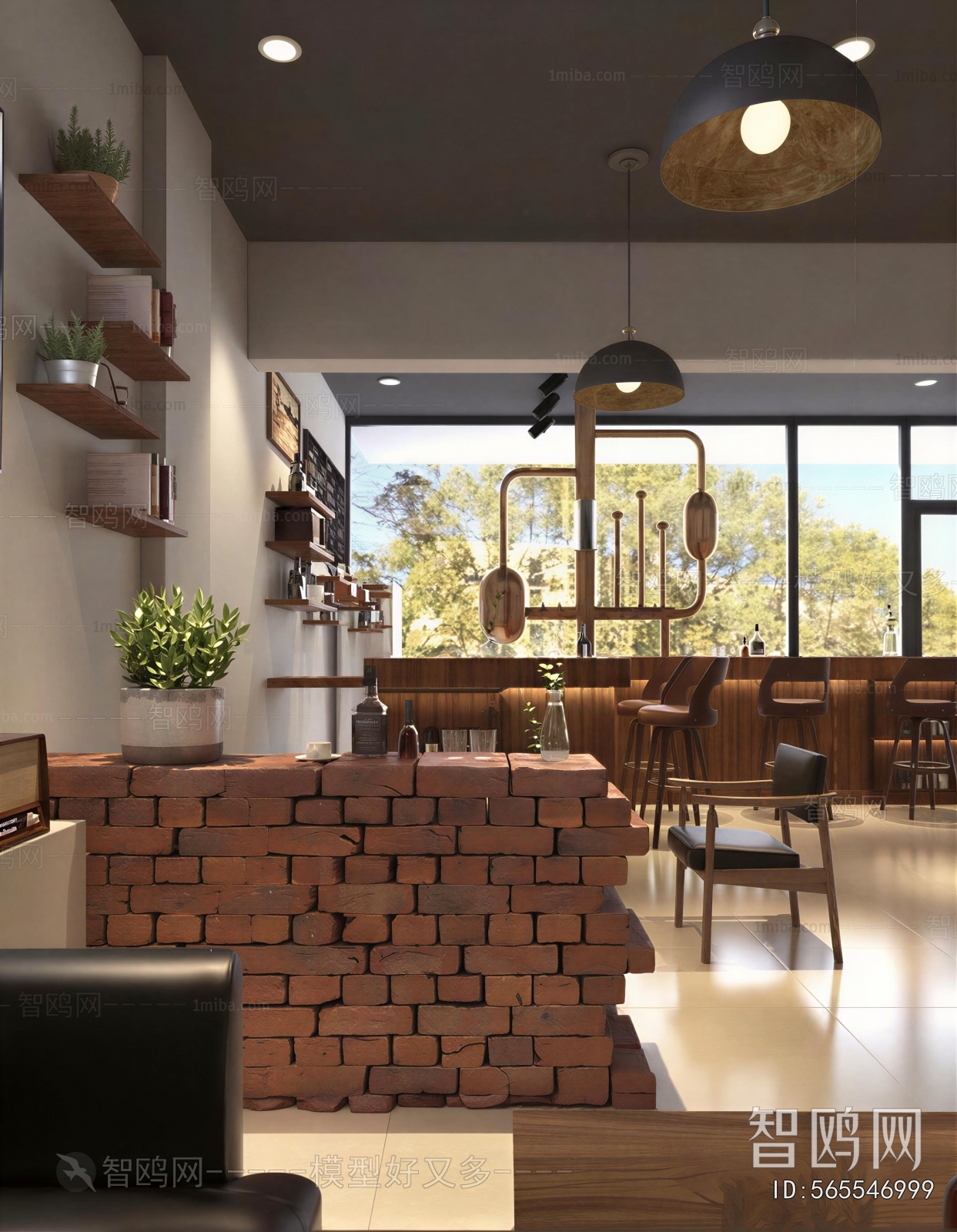 Industrial Style Cafe