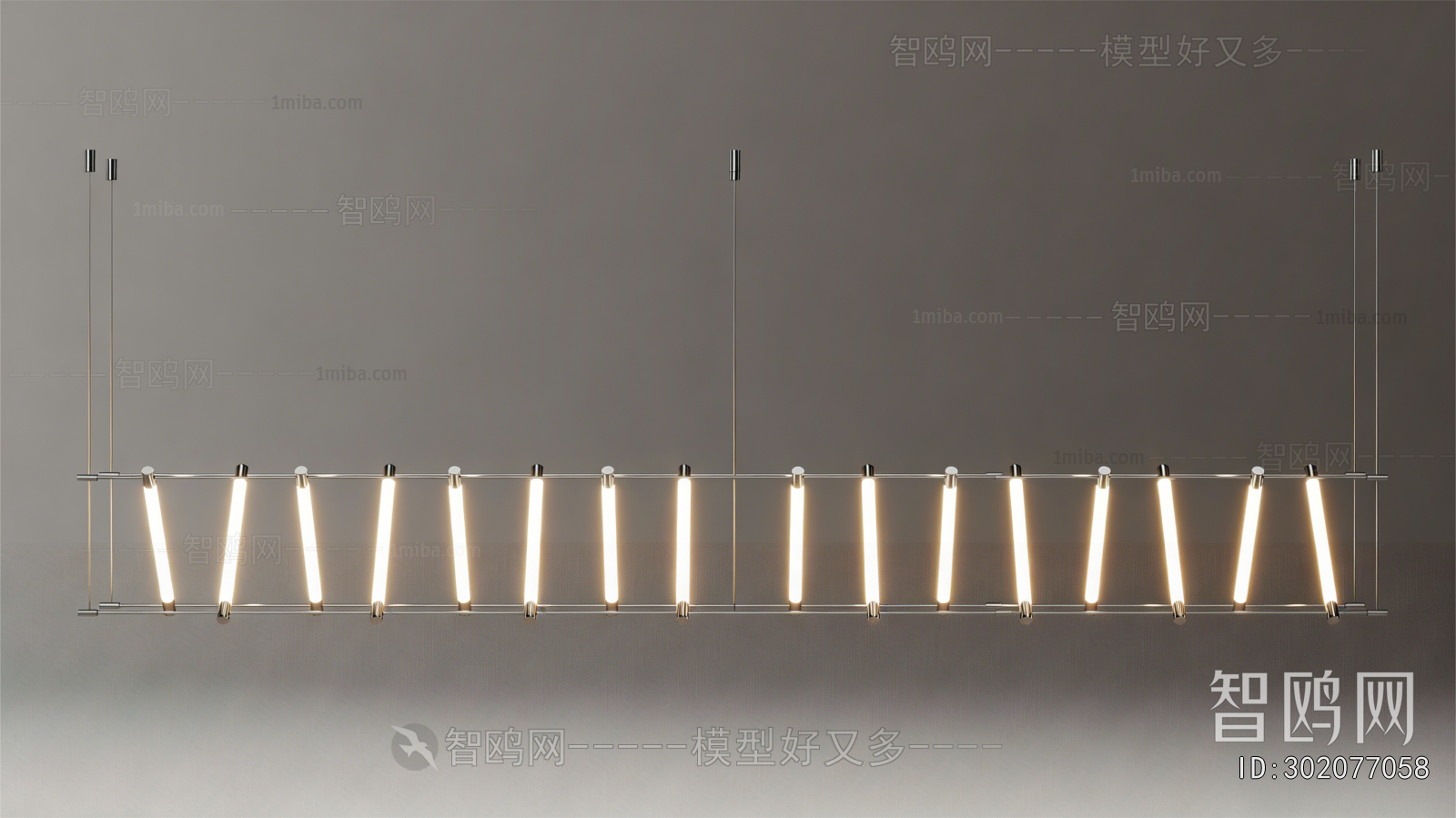 Modern Long Chandelier