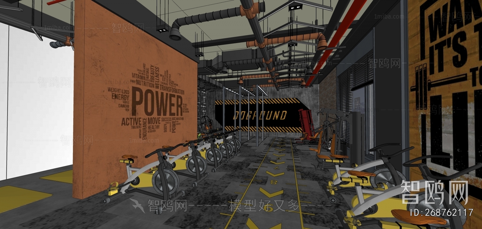 Industrial Style Gym