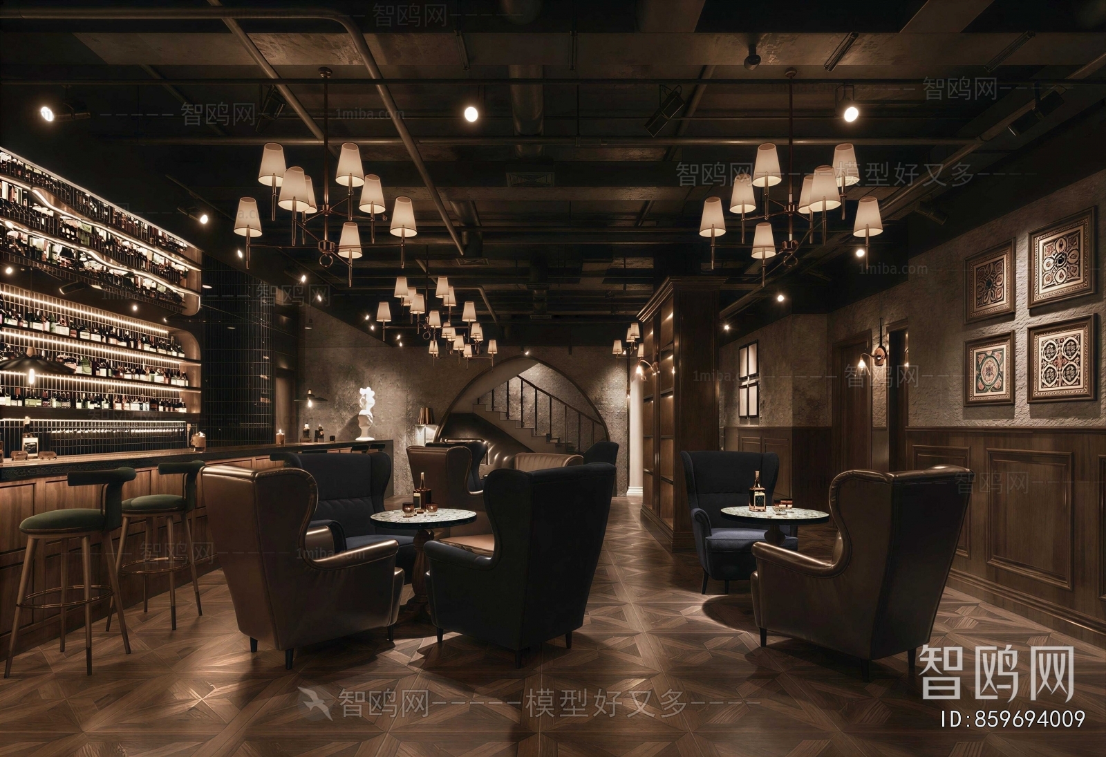 Retro Style Bar