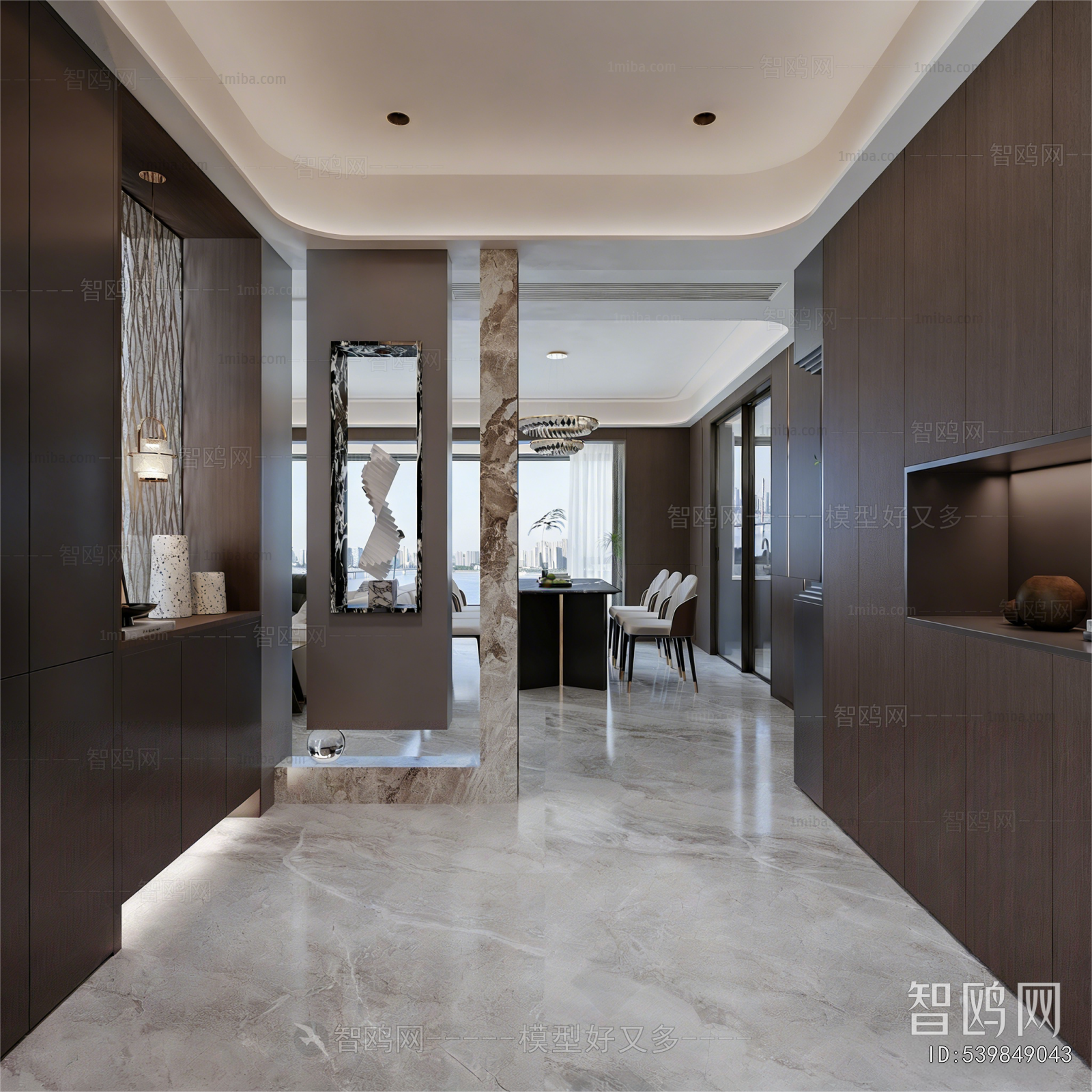 Modern Hallway