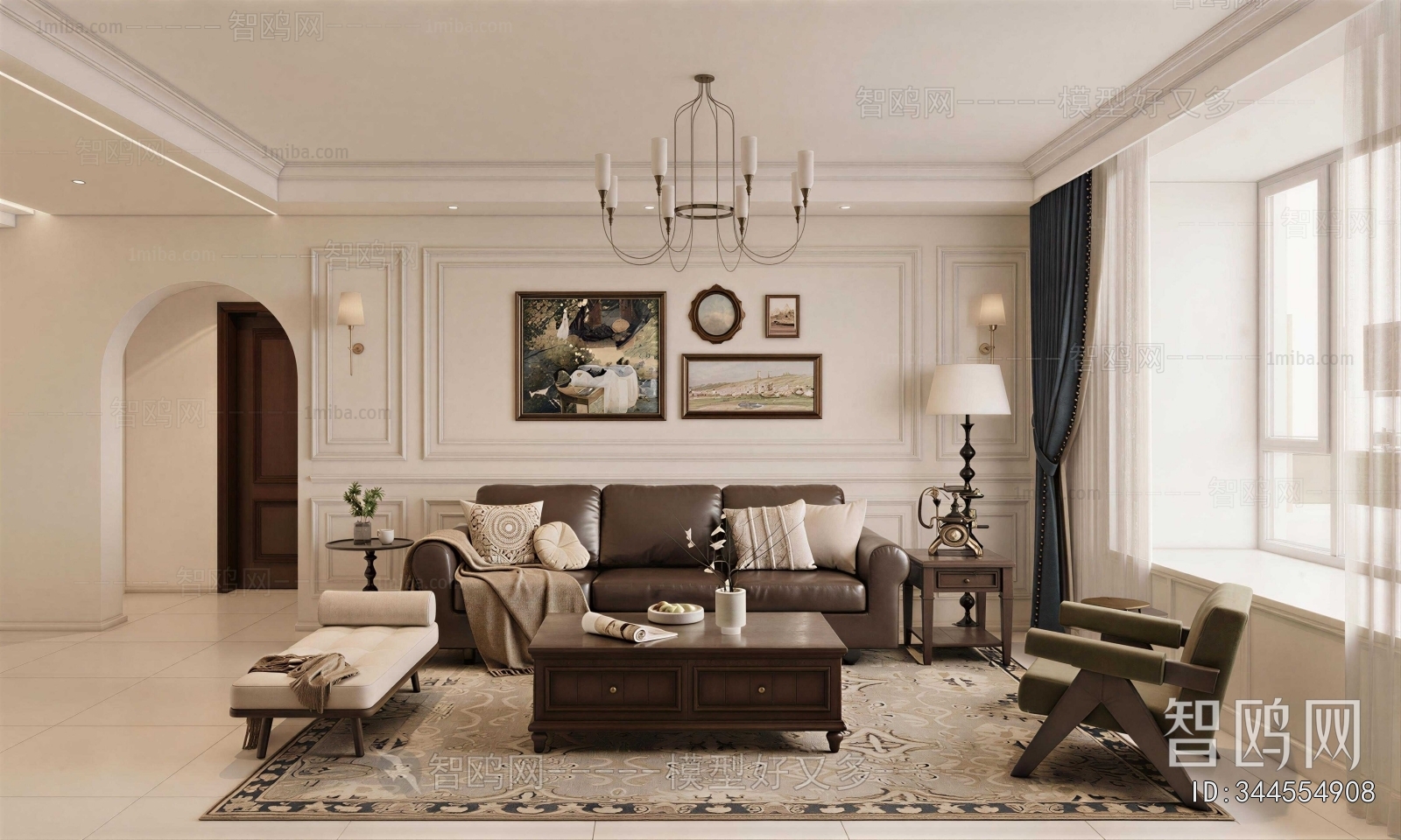 American Style A Living Room