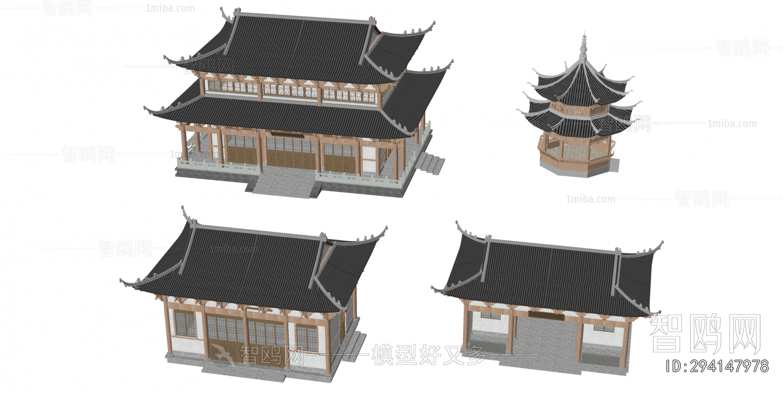 Chinese Style Appearance Of Commercial Building