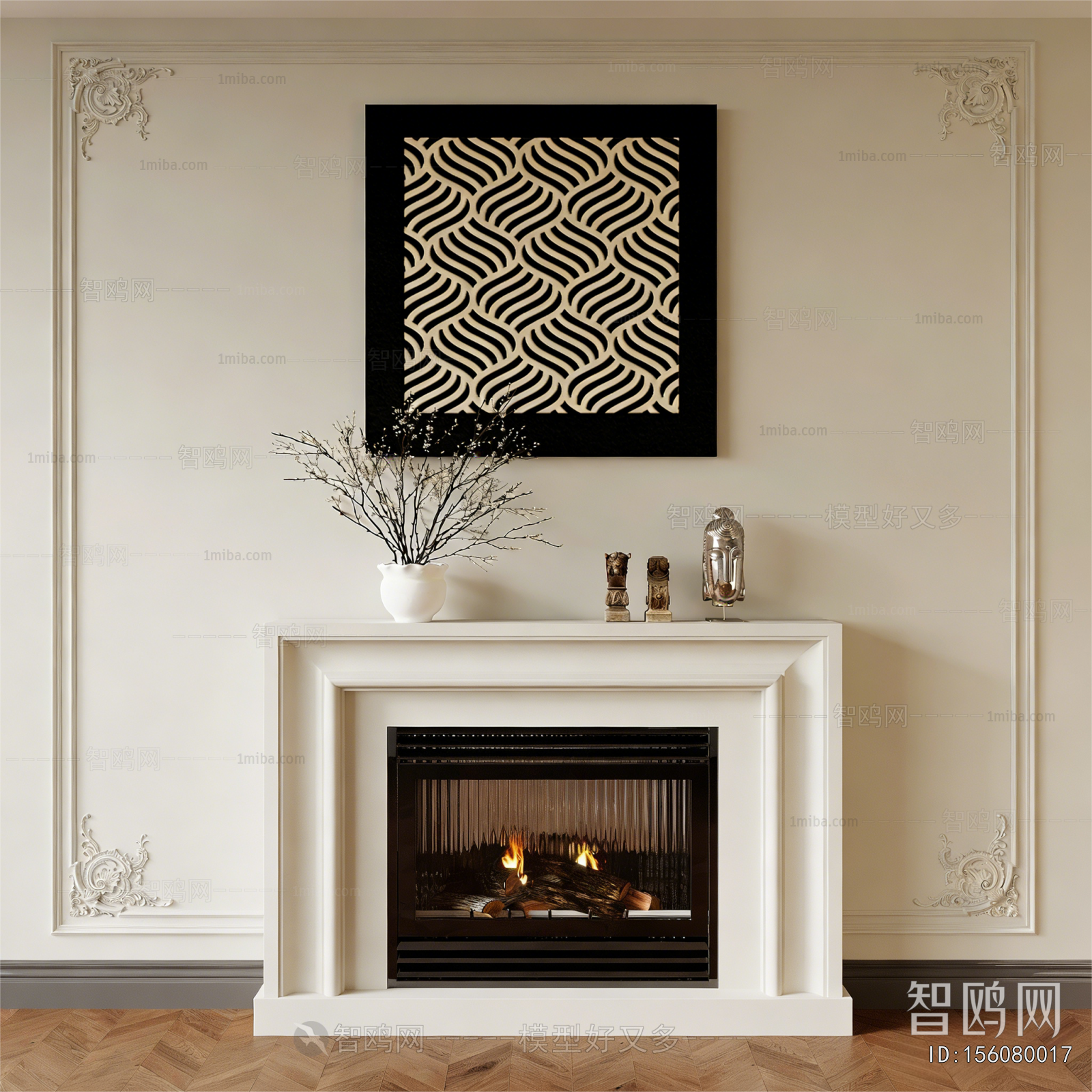 French Style Fireplace