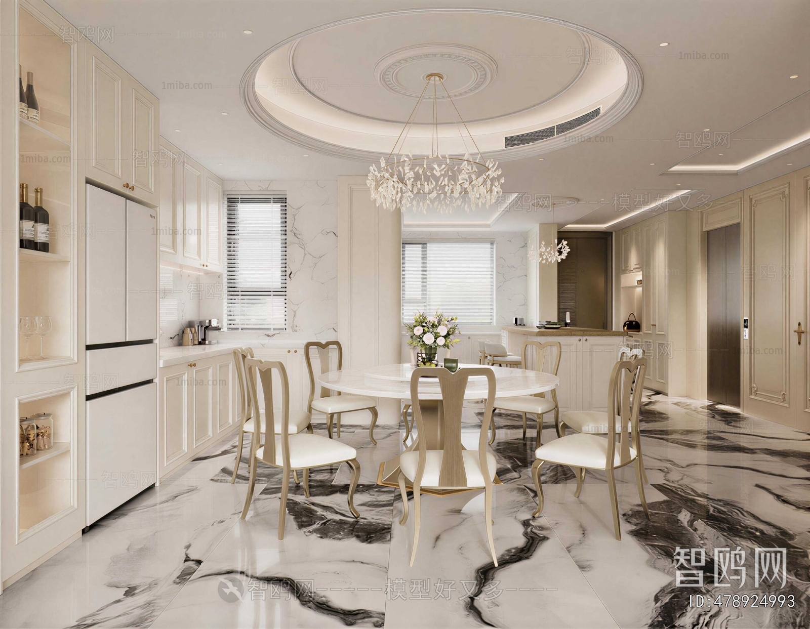 French Style Dining Room