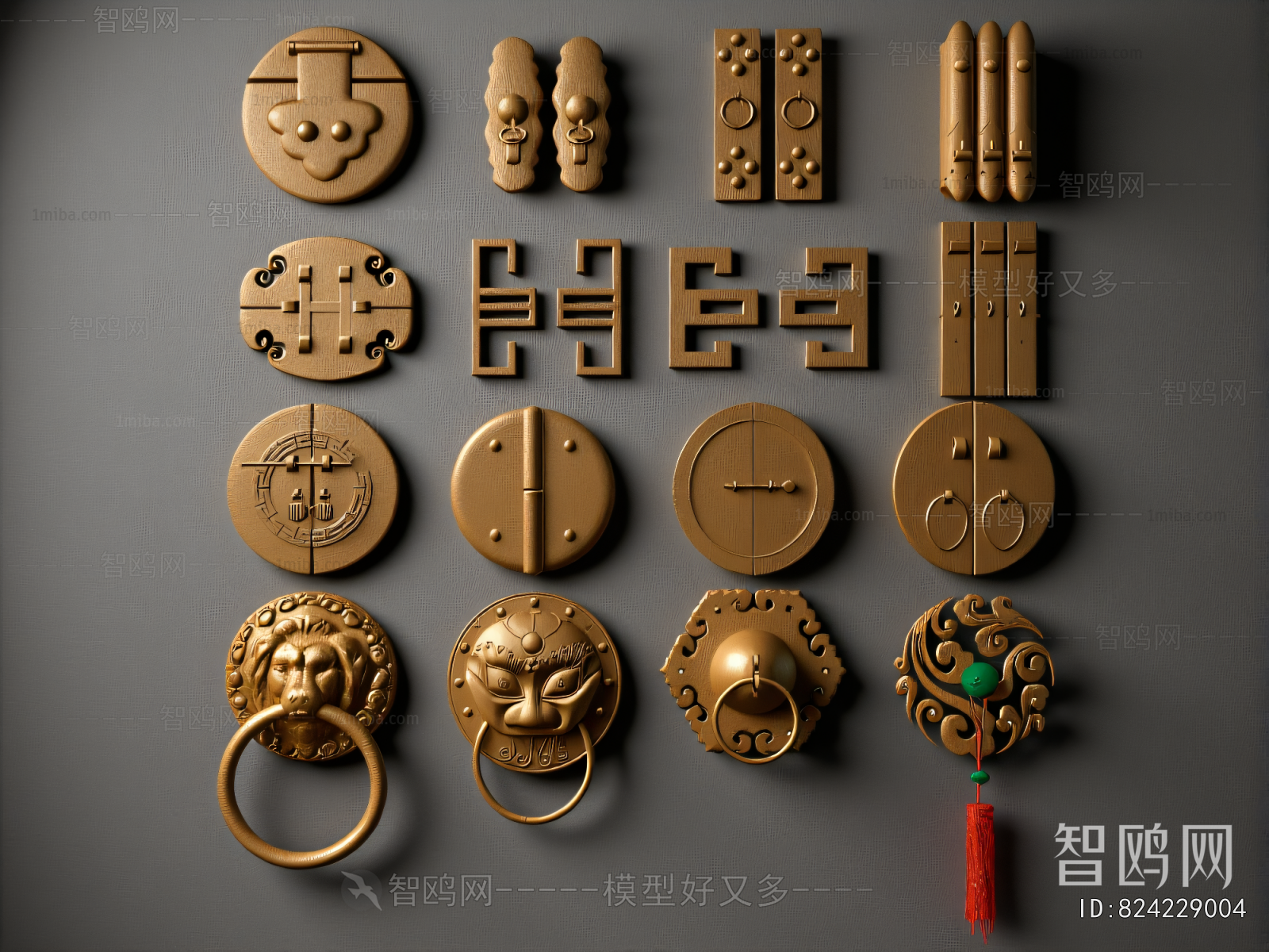 New Chinese Style Piece Of Hardware