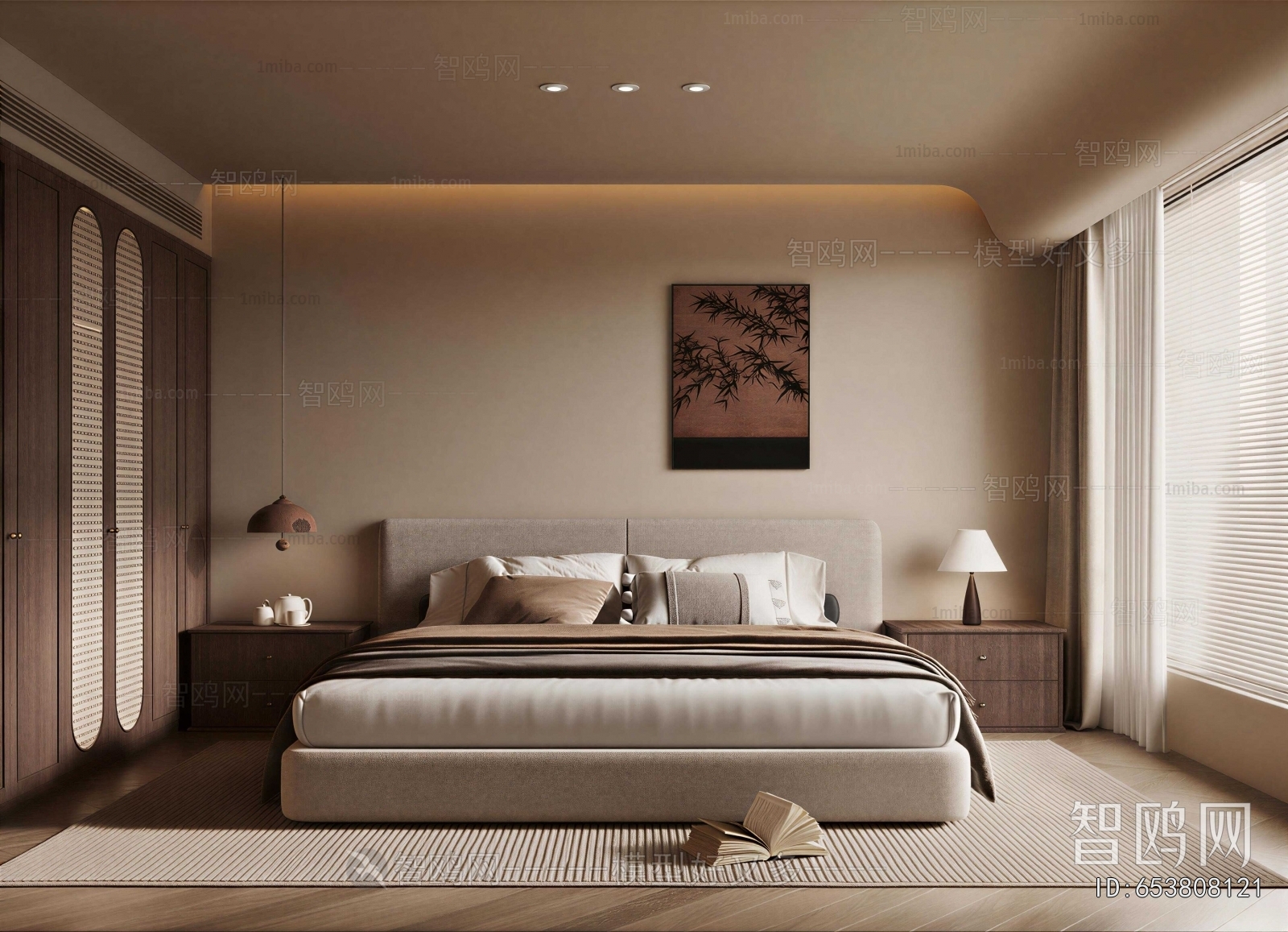 New Chinese Style Bedroom