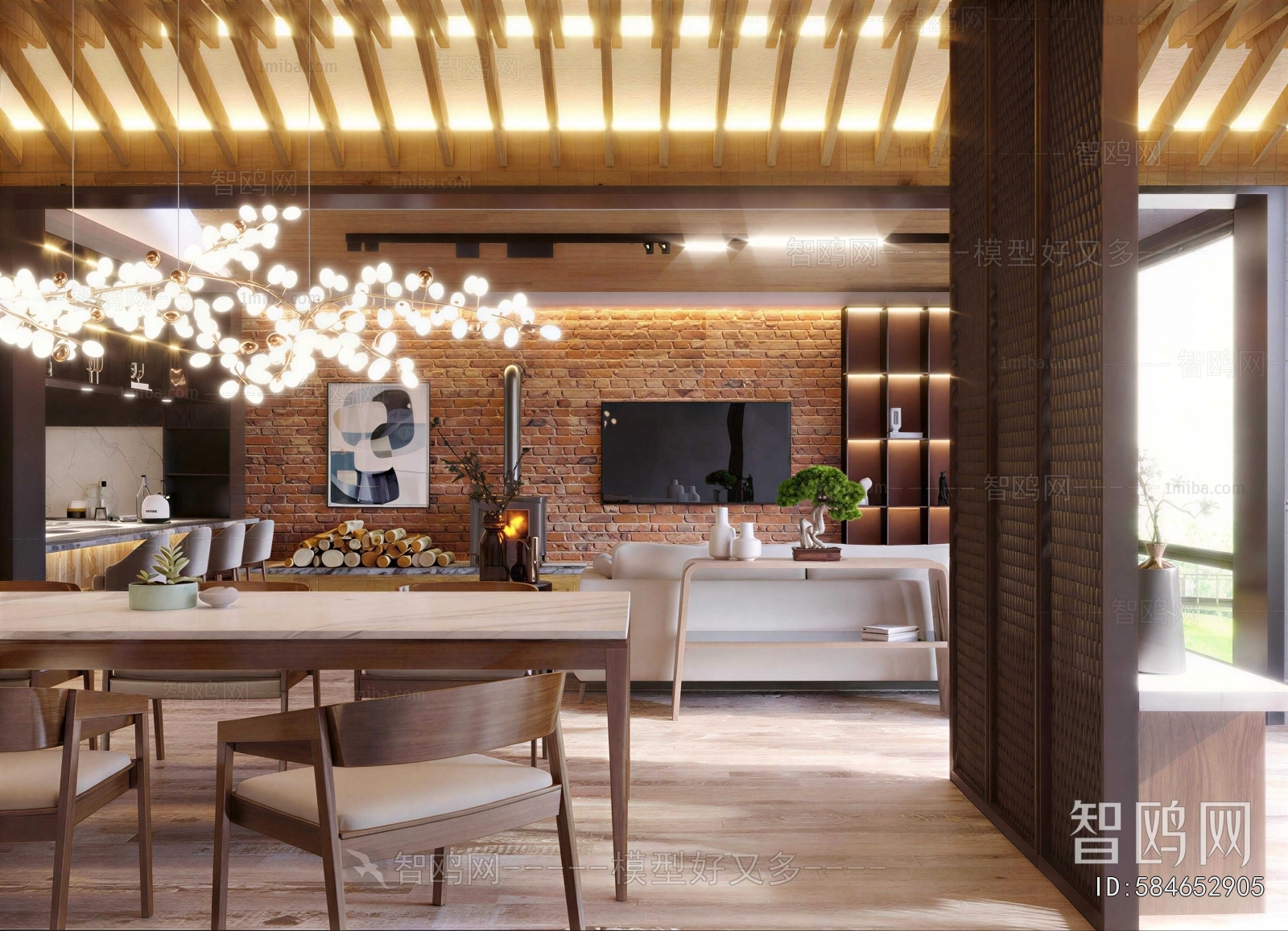Retro Style Dining Room