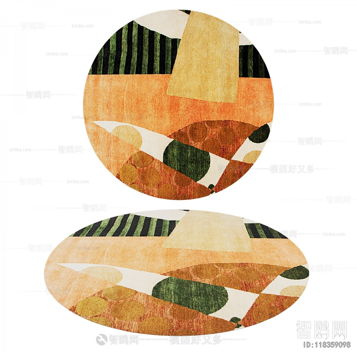 Modern Circular Carpet